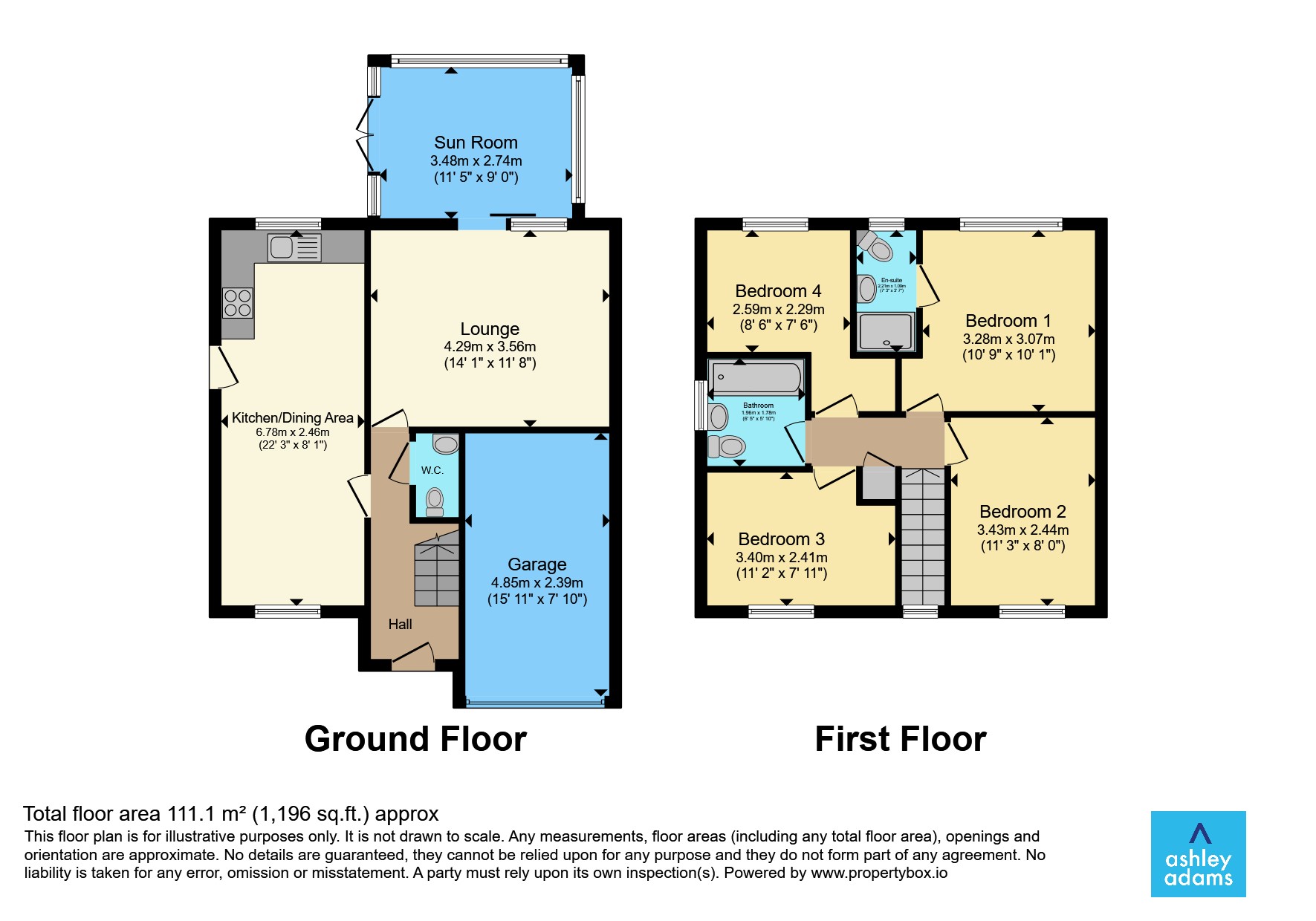 34, Acacia Drive, Derby floorplan