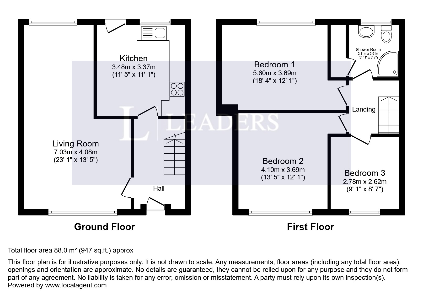 62, Milton Avenue, Whiston floorplan