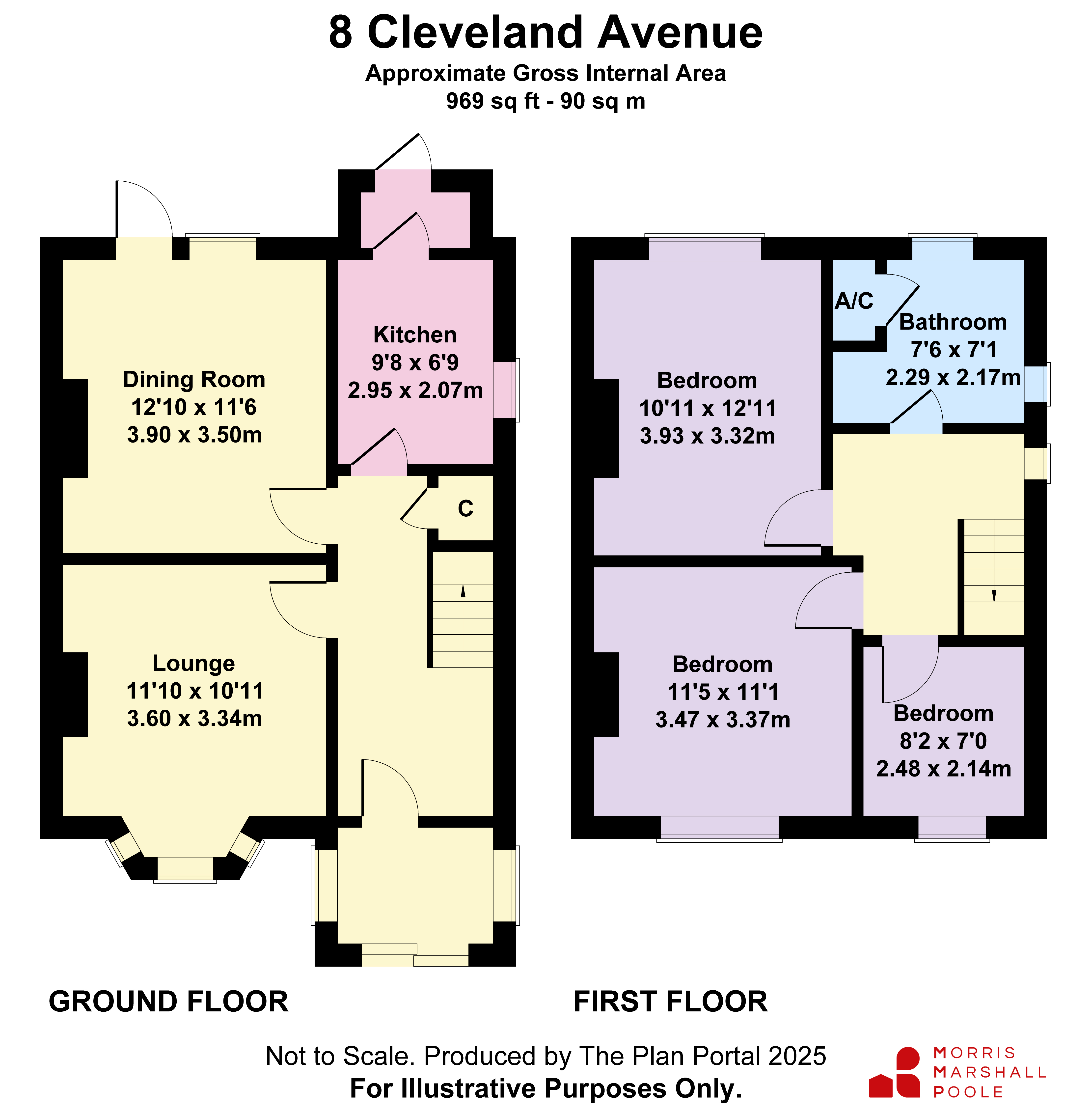 8, Cleveland Avenue, Gwynedd floorplan