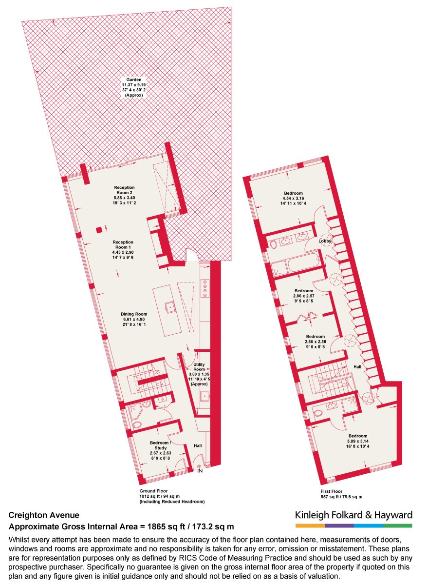 84, Creighton Avenue, London floorplan