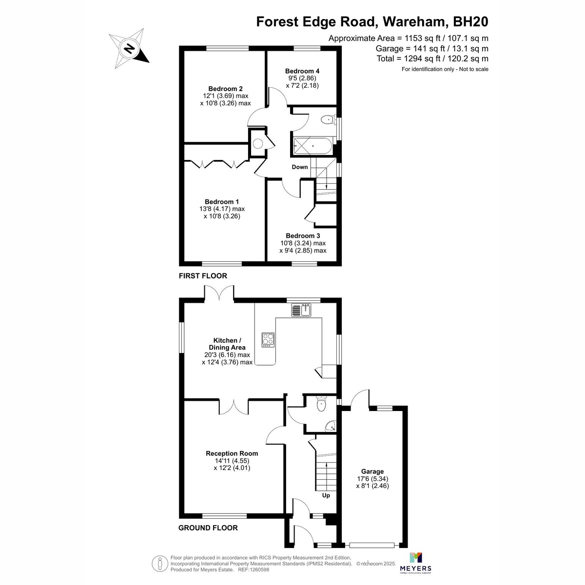 6, Forest Edge Road, Wareham floorplan