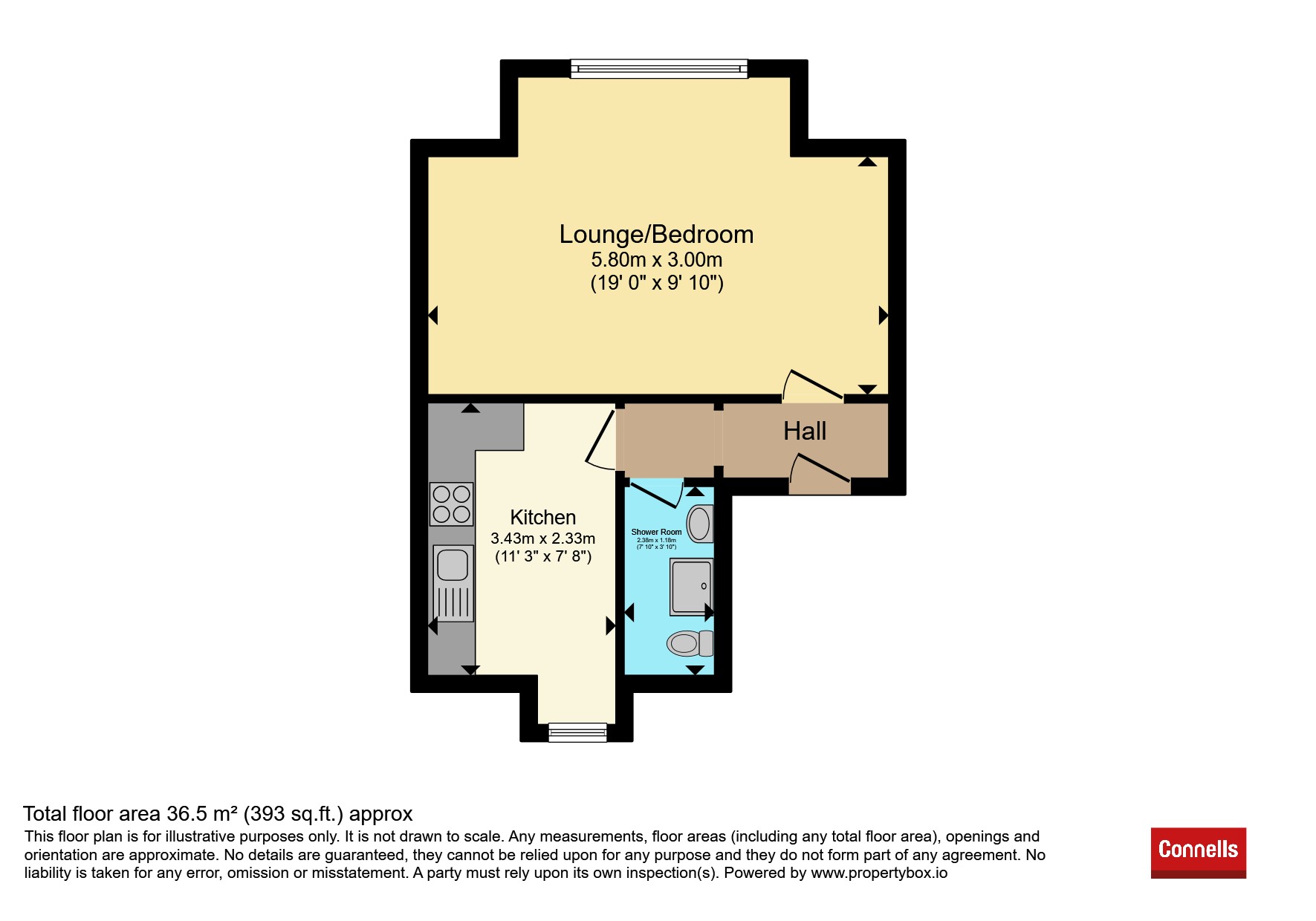 Flat 3, 21, Courtland Road, Paignton floorplan