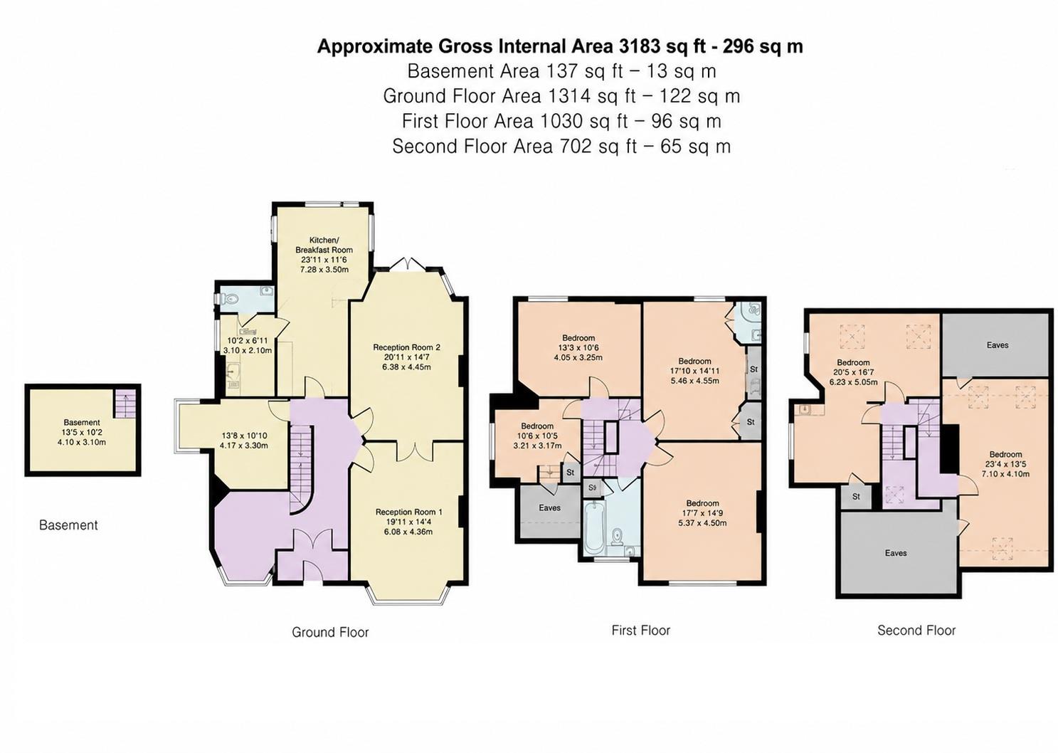 4, Old Park Ridings, London floorplan