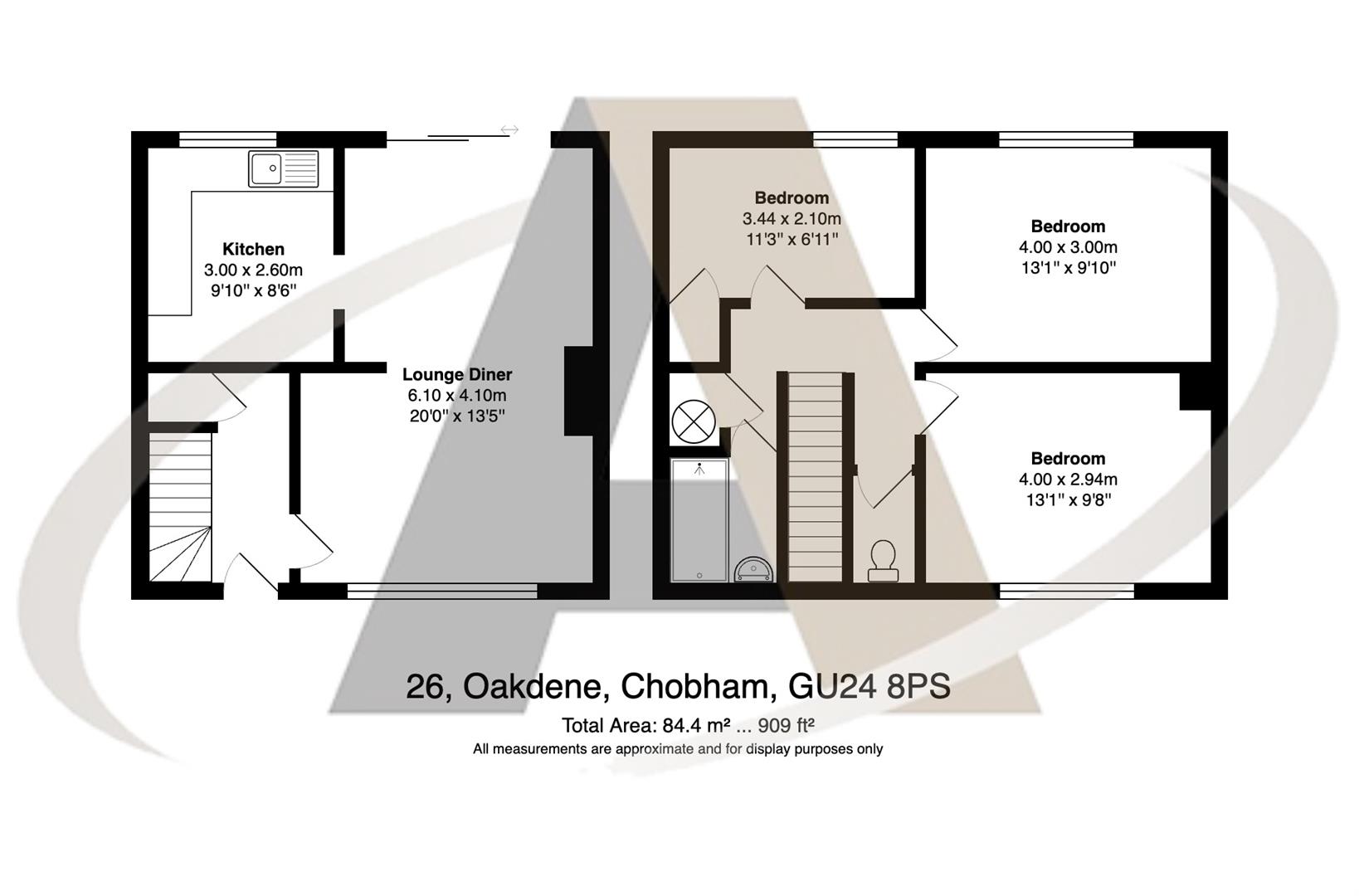 26, Oakdene, Chobham floorplan
