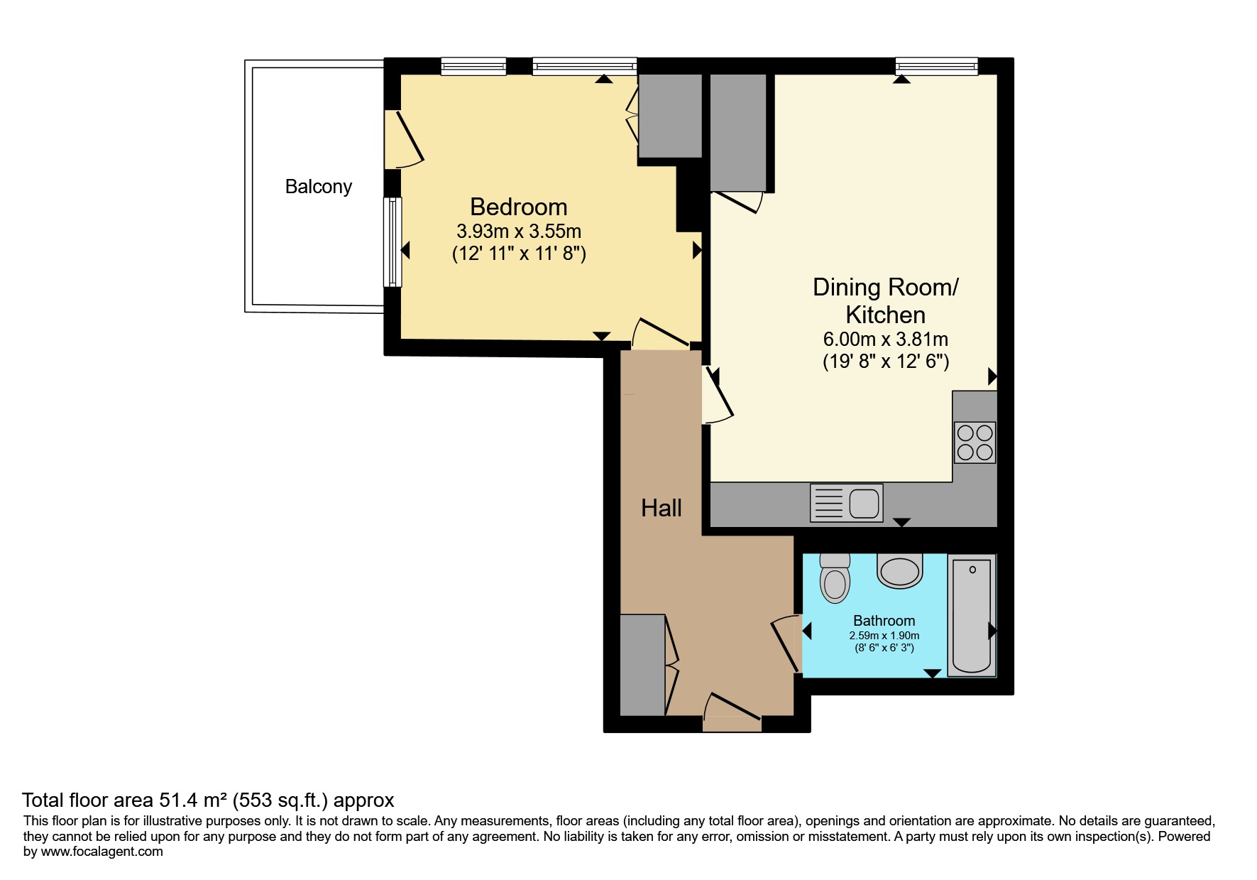 Flat 2001, Avalon Point, Silvocea Way, London floorplan