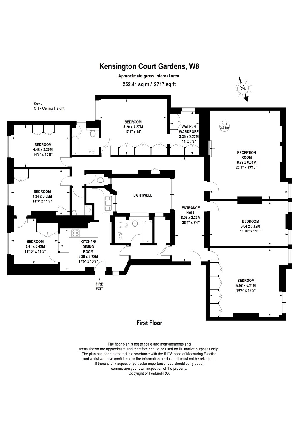6 Bedrooms Flat for sale in Kensington Court Gardens, Kensington, London W8