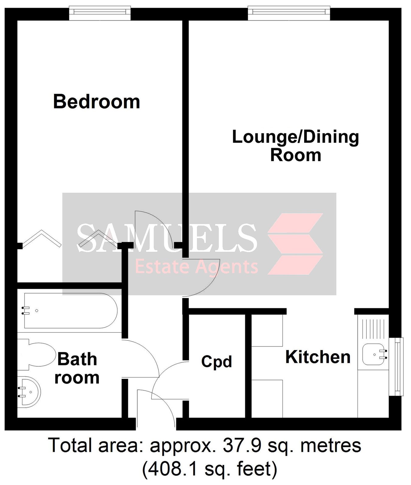 99 Homecourt House, Bartholomew Street West, Exeter floorplan