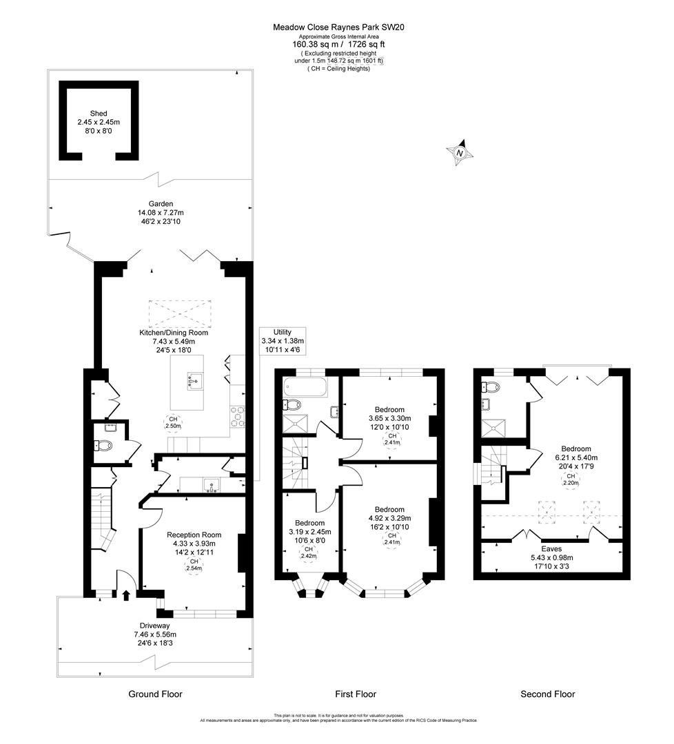Meadow Close, Raynes Park floorplan
