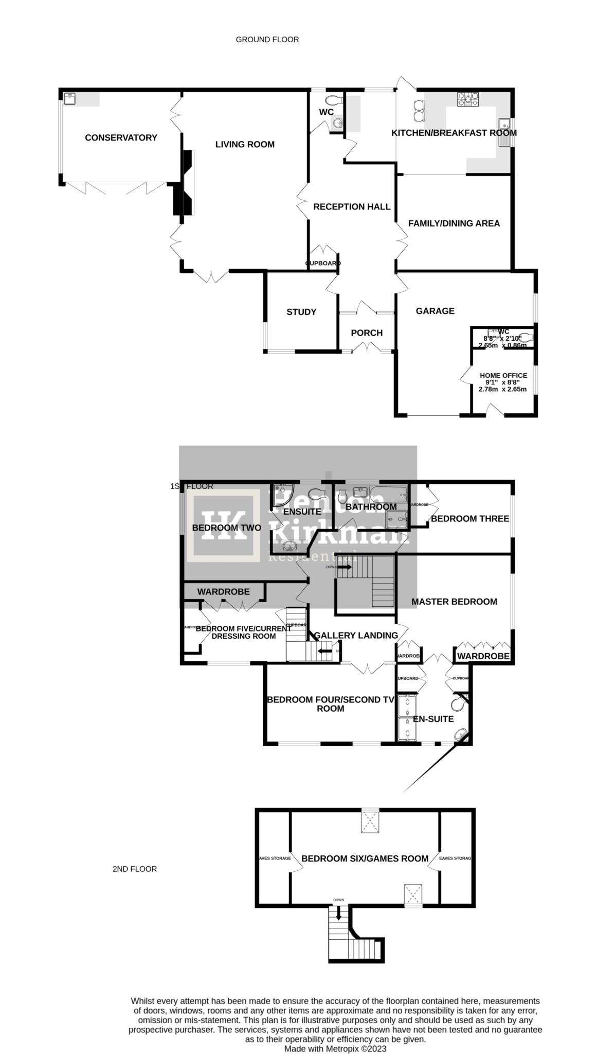 Brook House, Church Road, Billericay floorplan