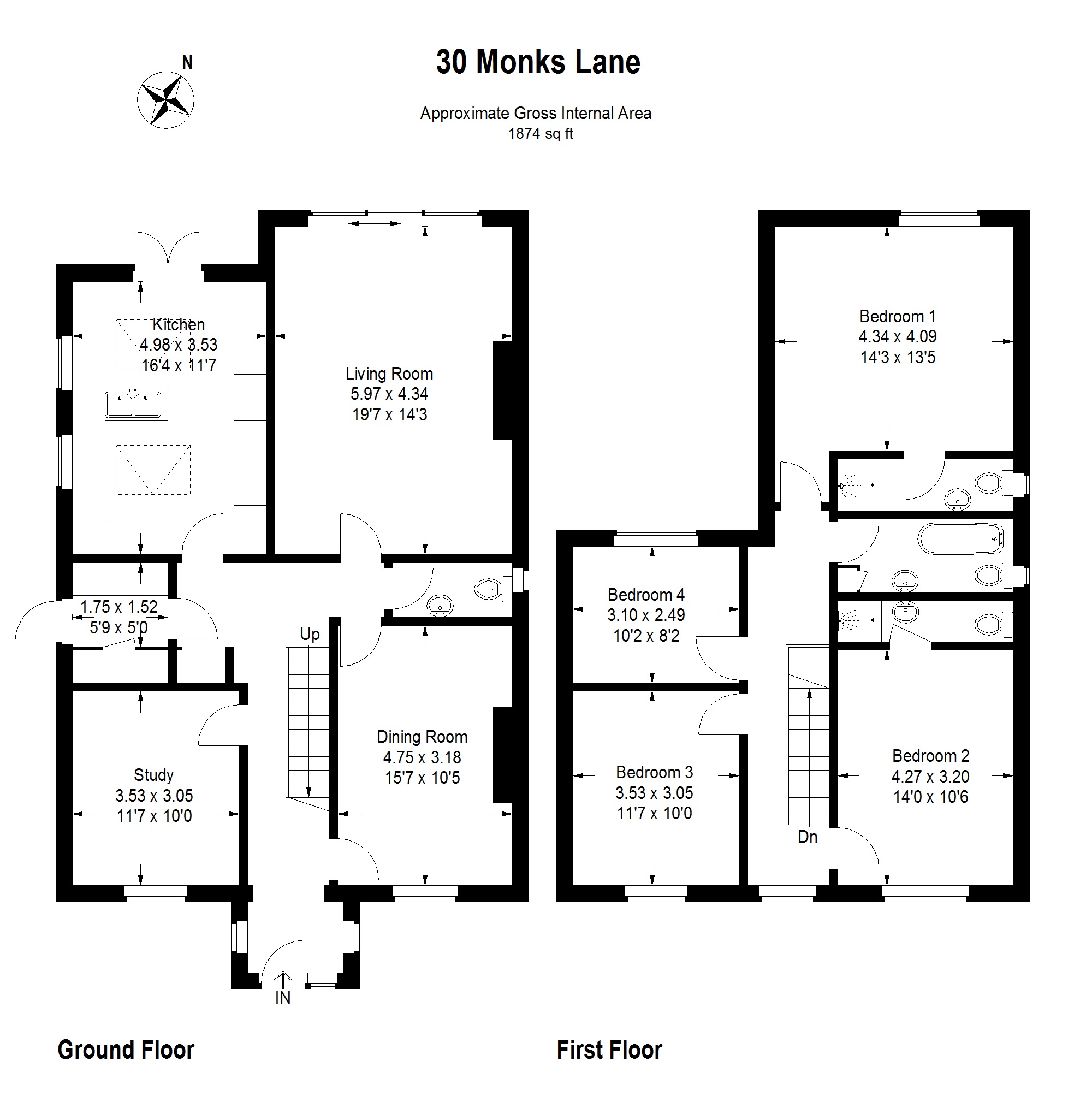 4 Bedrooms Detached house for sale in Monks Lane, Newbury RG14