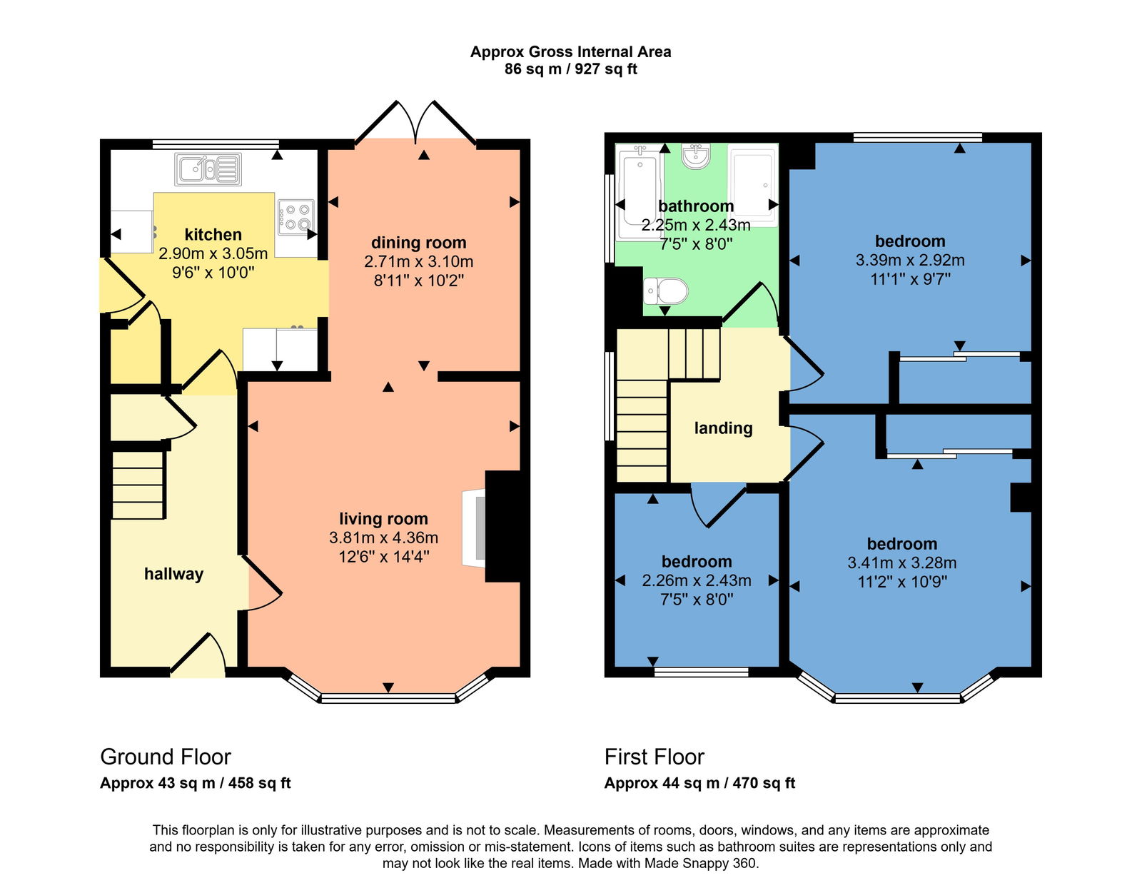 3, Millfield, Brampton floorplan