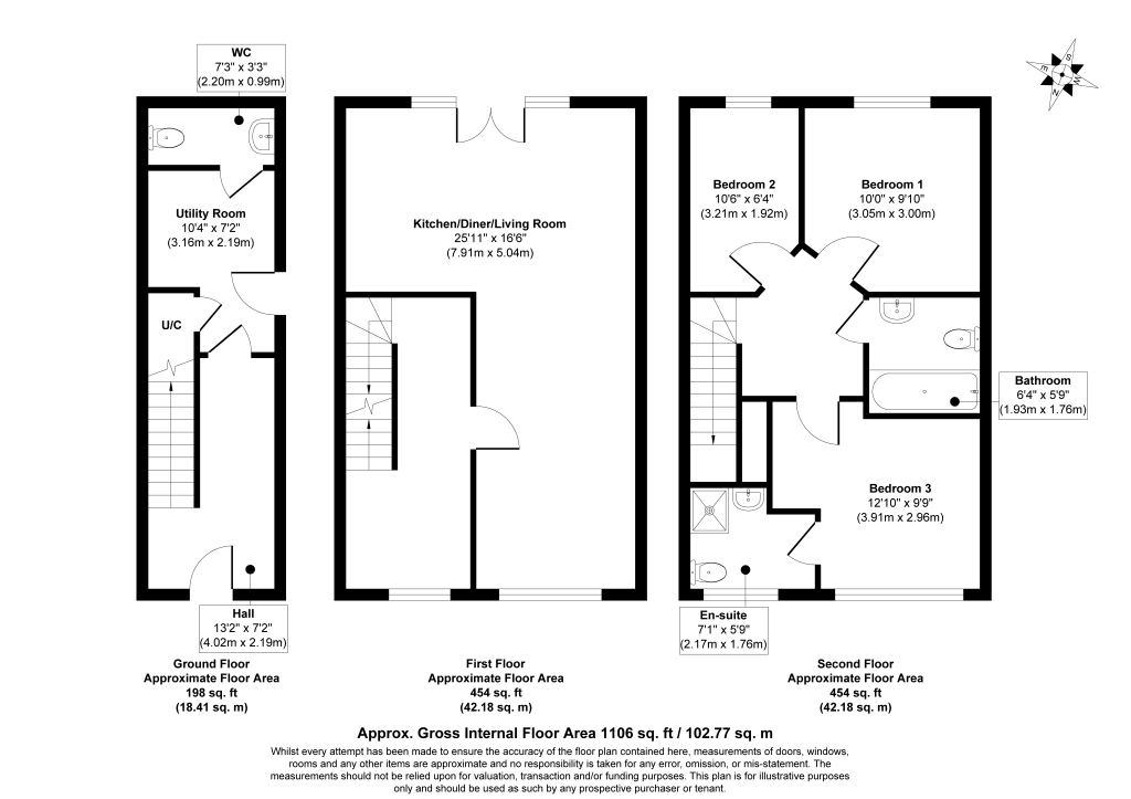 33, Hawthorn Close,, Keighley floorplan