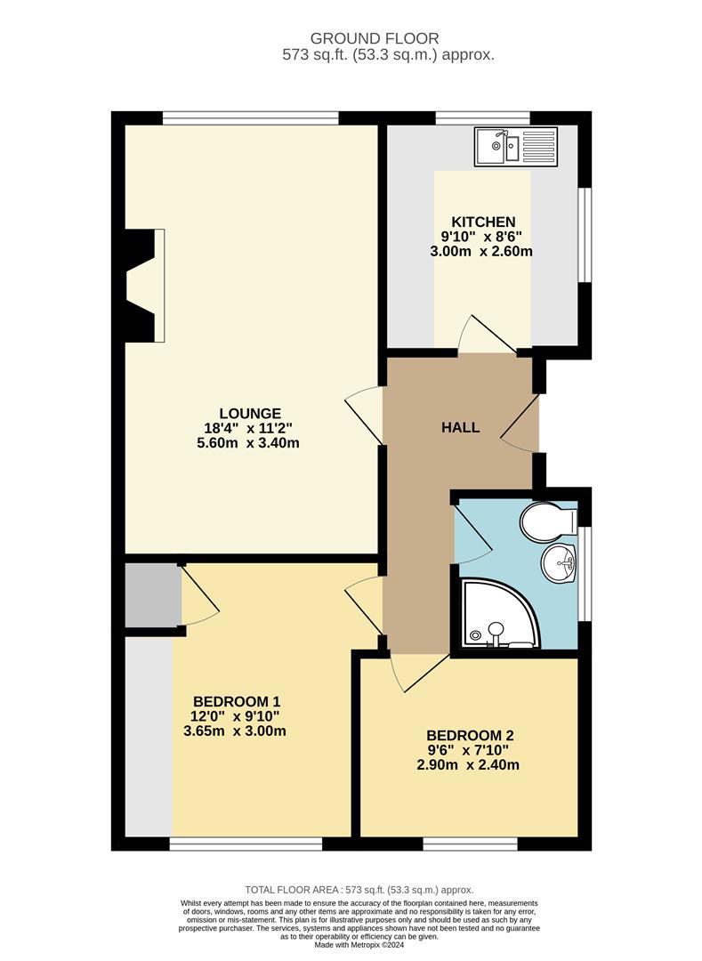 45, Ryecroft Drive, Withernsea floorplan