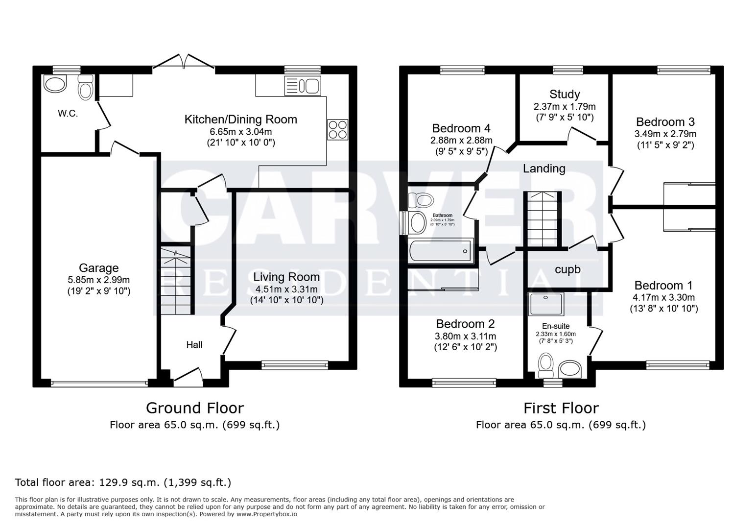 54, Goldfinch Way, Northallerton floorplan