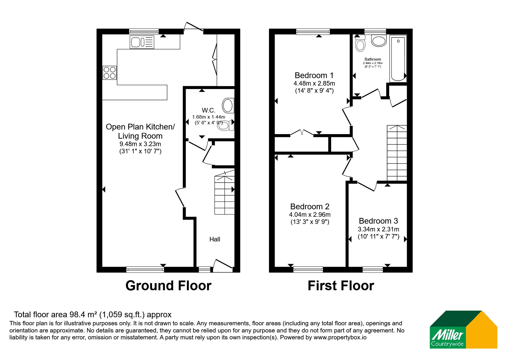 23, Foxglove Road, Cornwall floorplan