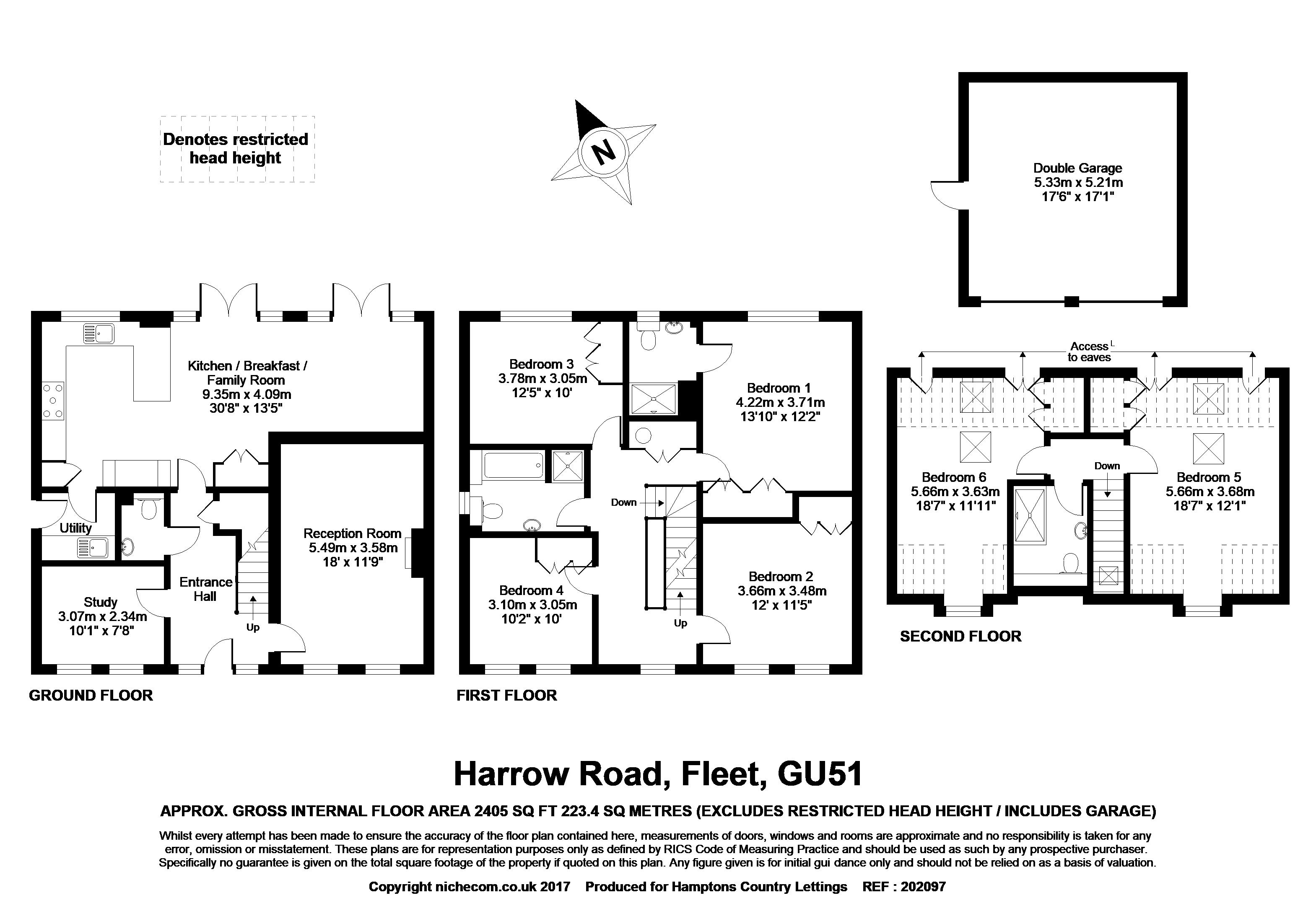 8, Harrow Road, Fleet floorplan