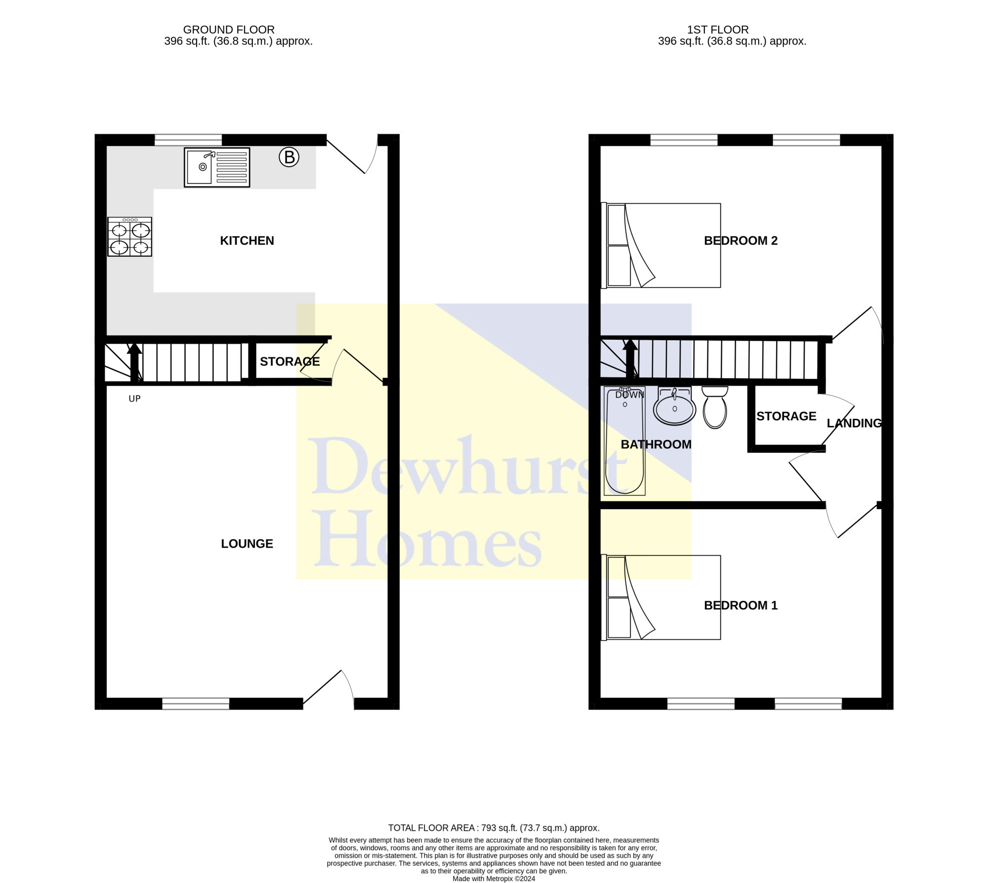 21, Chapel Street, Longridge floorplan