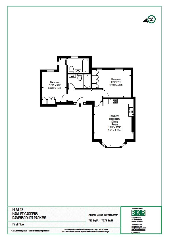 2 Bedrooms Flat to rent in Hamlet Gardens, Hammersmith, London W6