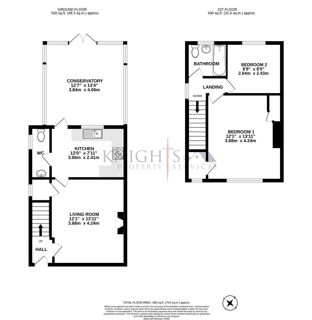 60, Victoria Avenue, Camberley floorplan