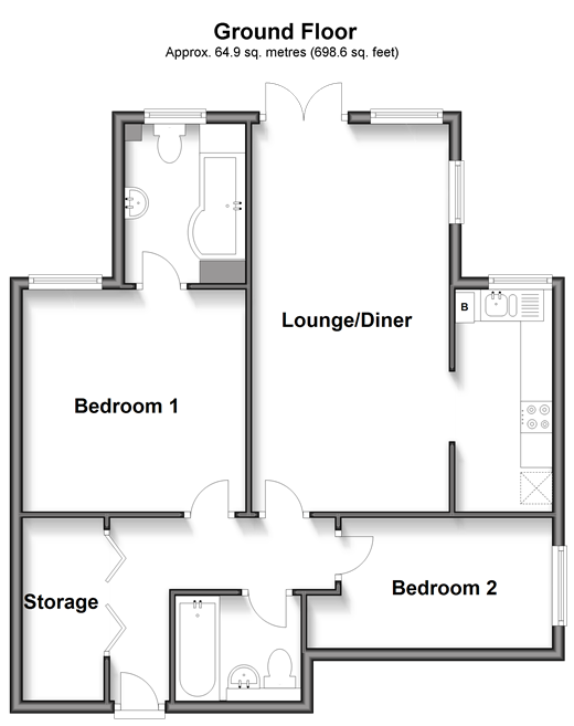 Broomfield Road, Folkestone floorplan