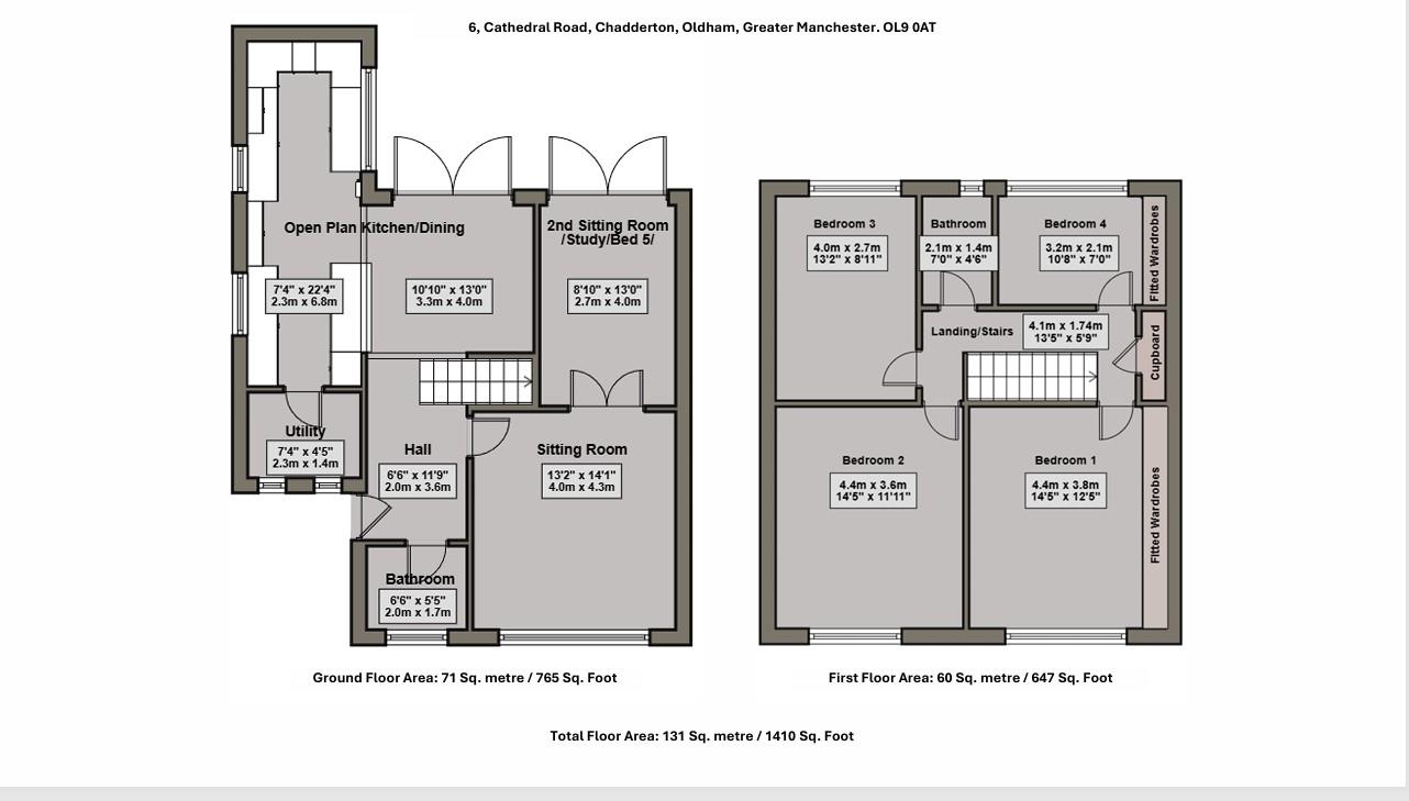 6, Cathedral Road, Oldham floorplan