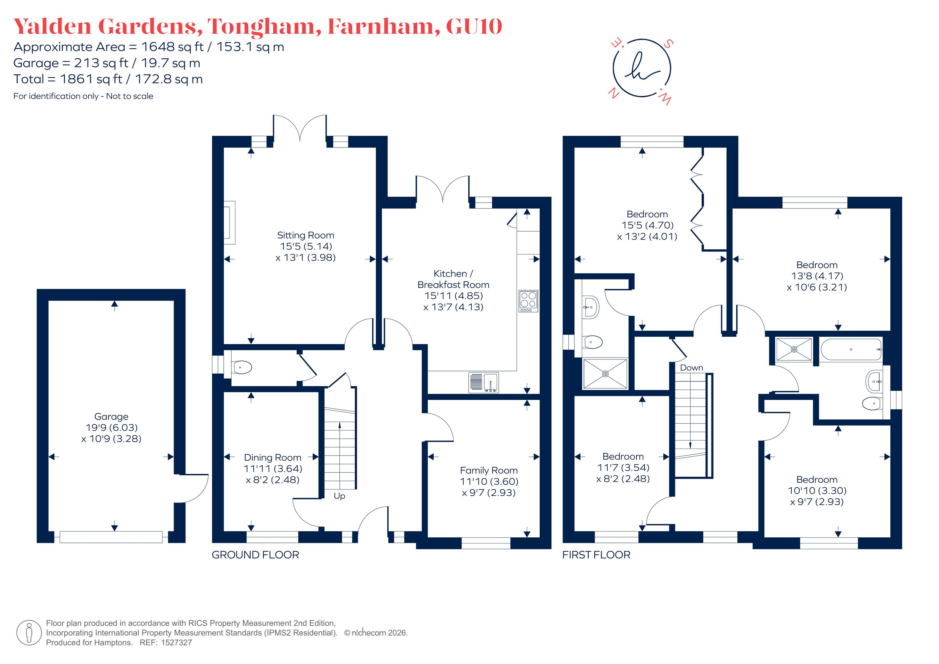 18, Yalden Gardens, Farnham floorplan