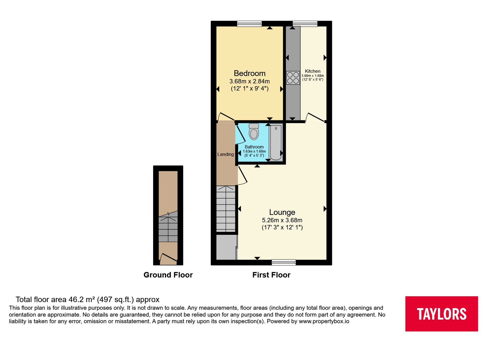 62, Enderby Road, Bedfordshire floorplan