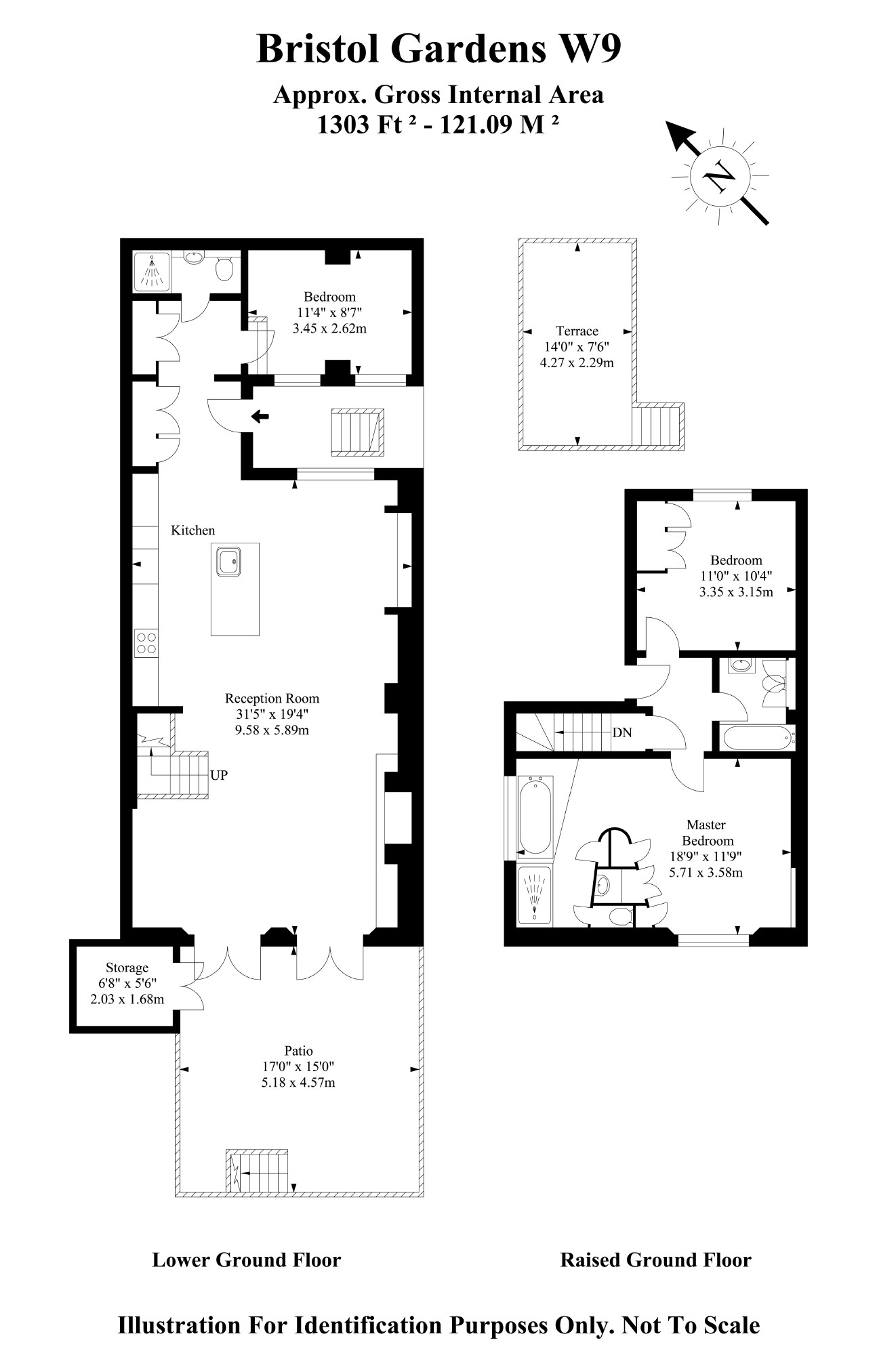 3 Bedrooms Flat to rent in Bristol Gardens, London W9