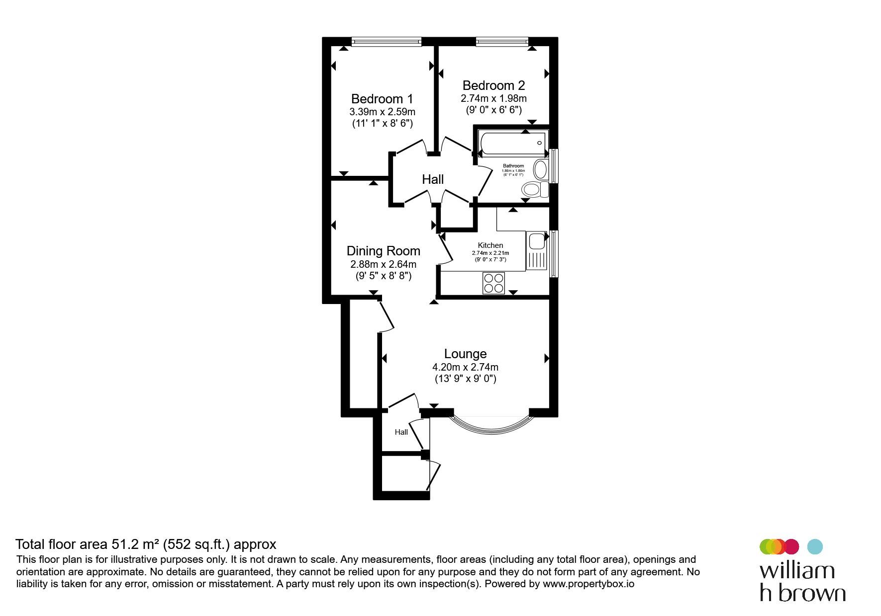 80, Thicket Drive, Rotherham floorplan