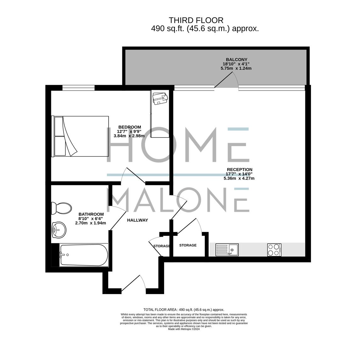 Downham Wharf, London floorplan