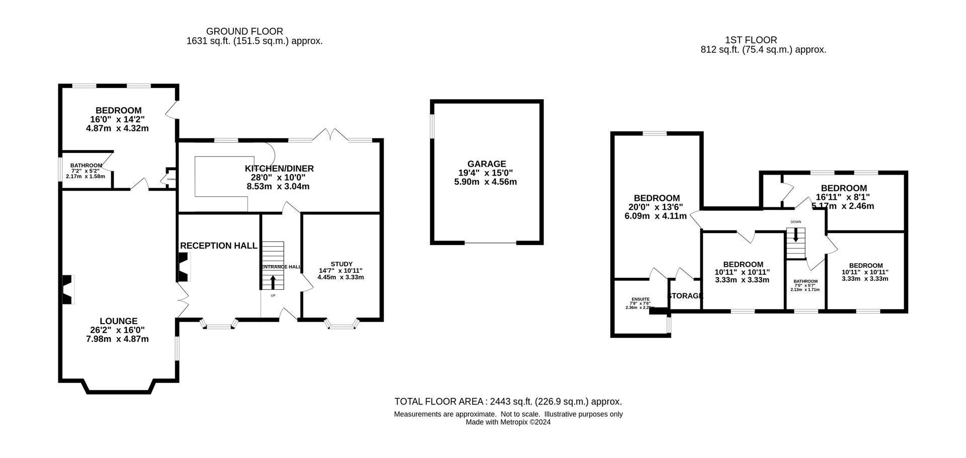 12, Nags Head Lane, Brentwood floorplan