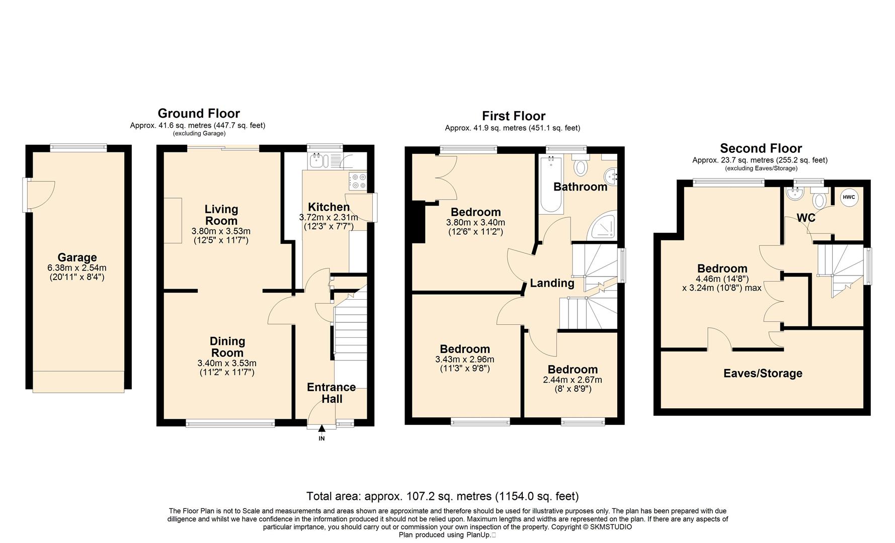 22, Ridge Lea, Hemel Hempstead floorplan