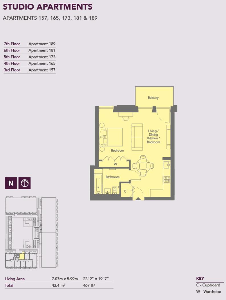 189 Caravel House, Royal Crest Avenue, London floorplan