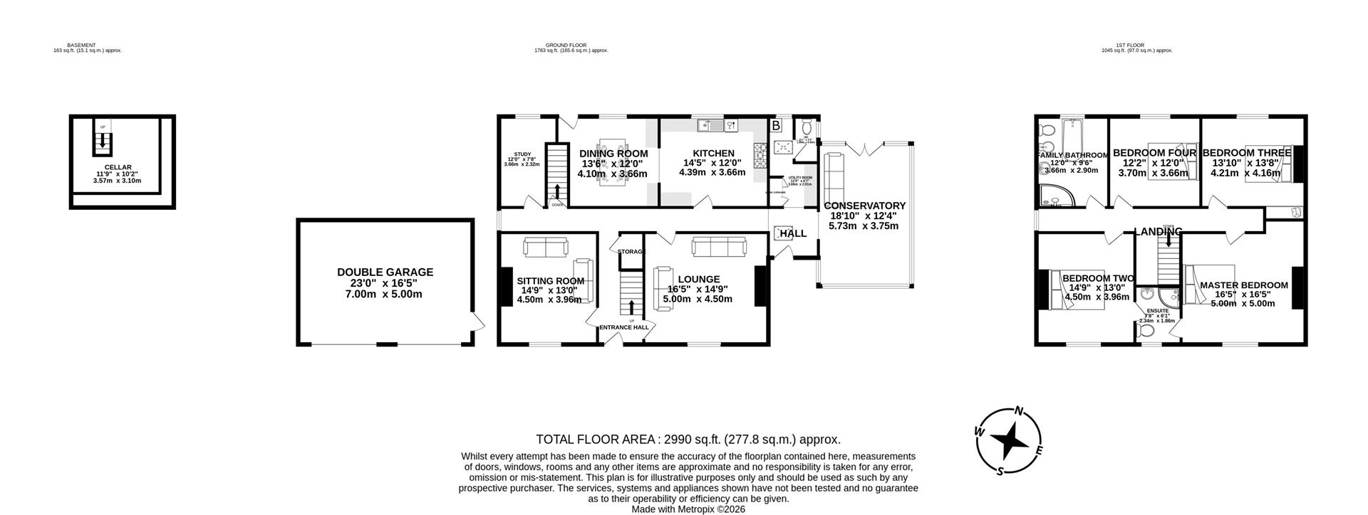 Uplands Farm, Spring Lane, Preston floorplan
