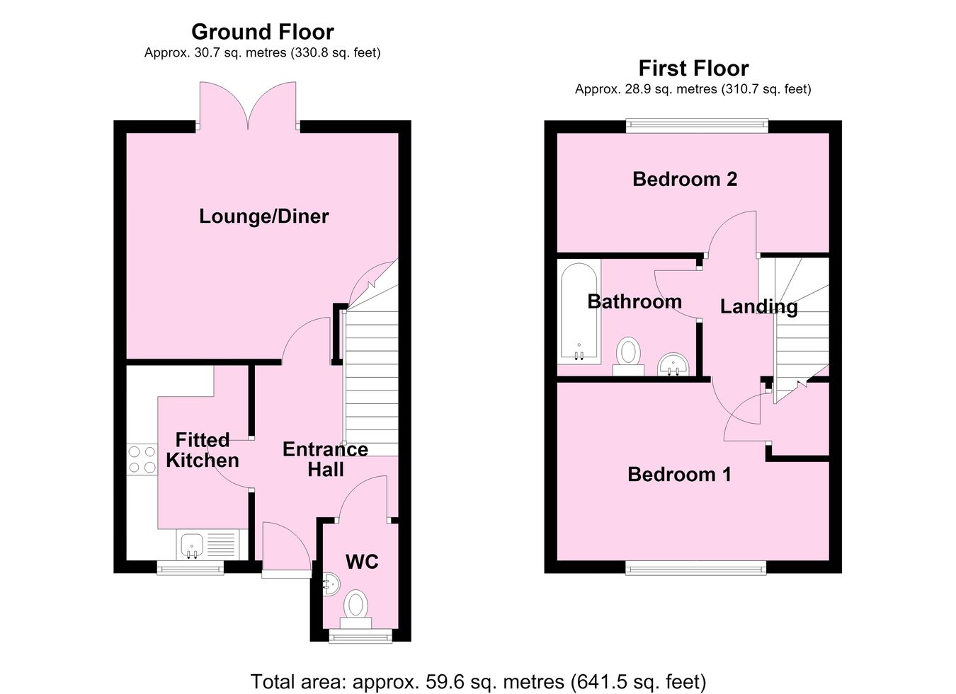 12, Peers Way, Leicester floorplan