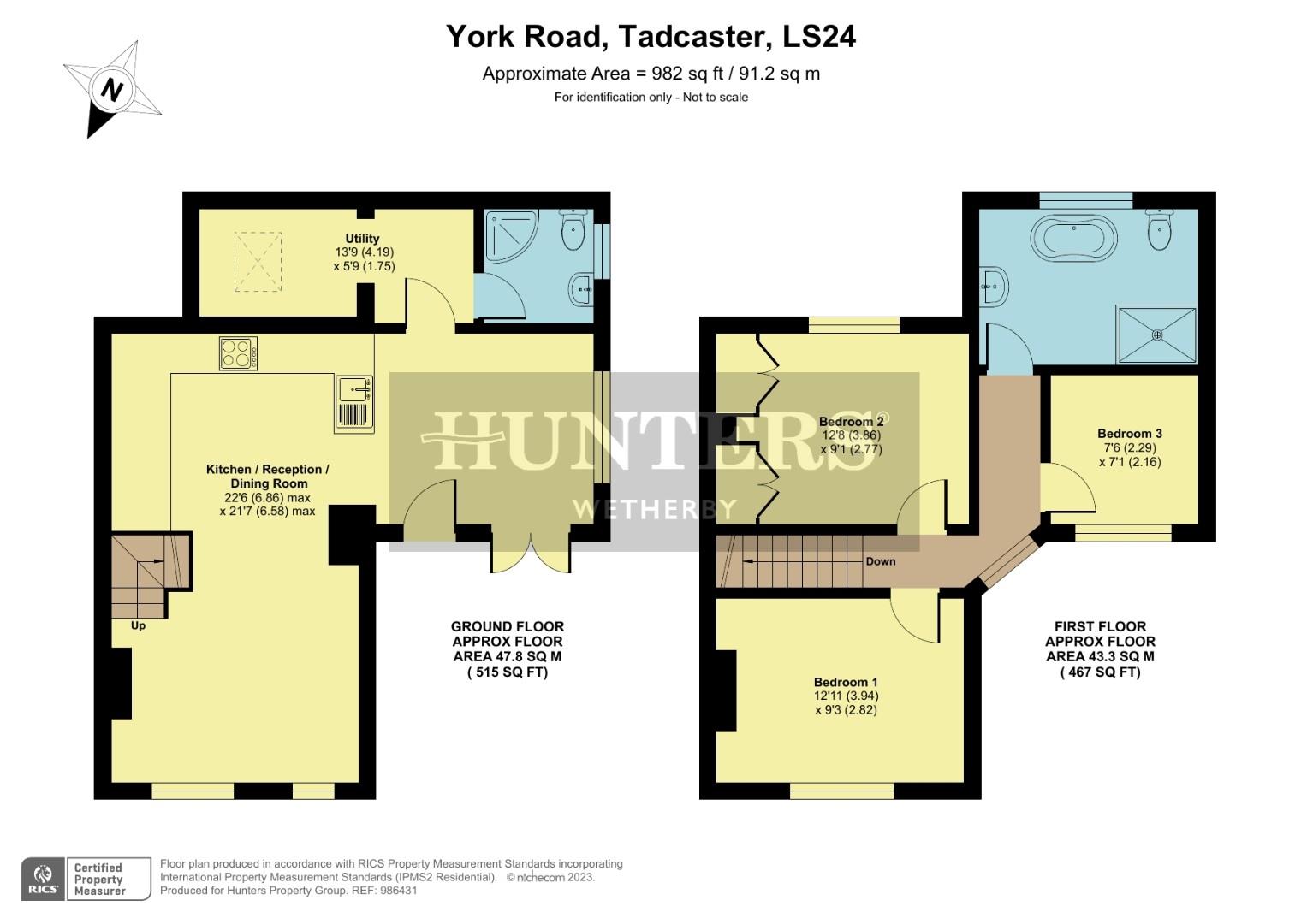 York Road, Tadcaster LS24, 3 bedroom cottage for sale 64706162
