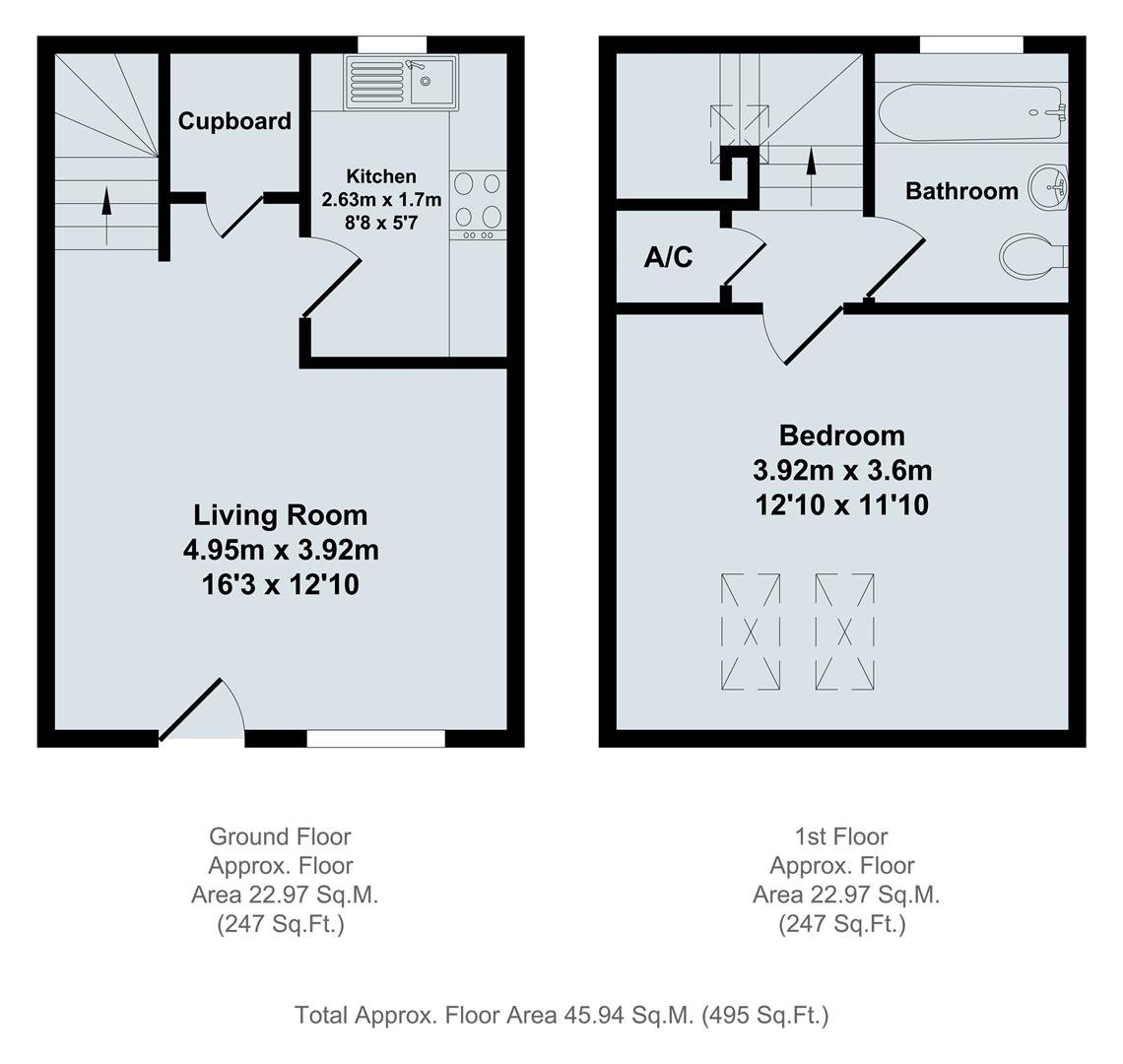 21, Bosley Crescent, Wallingford floorplan