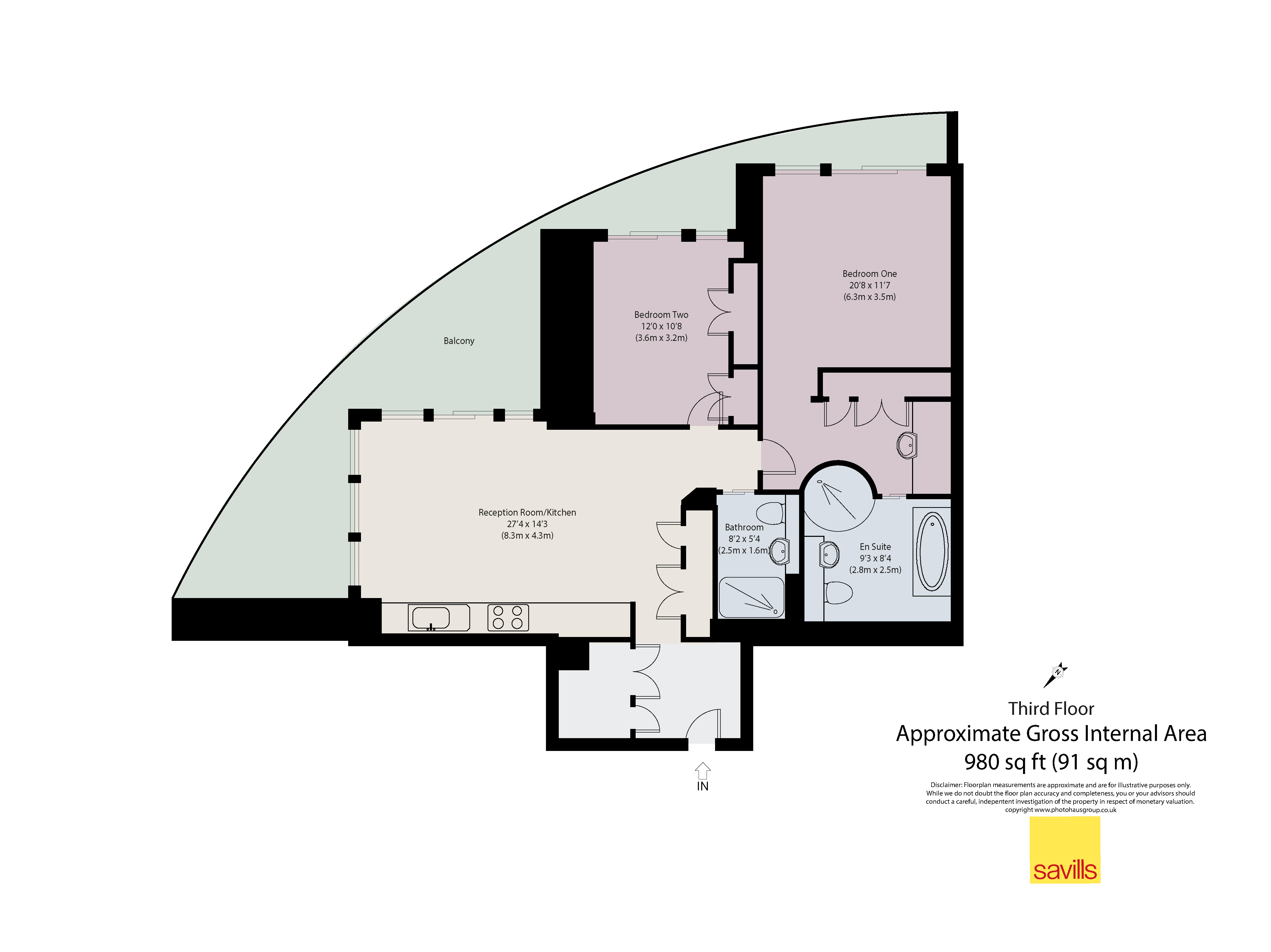 1 Park Drive, London floorplan