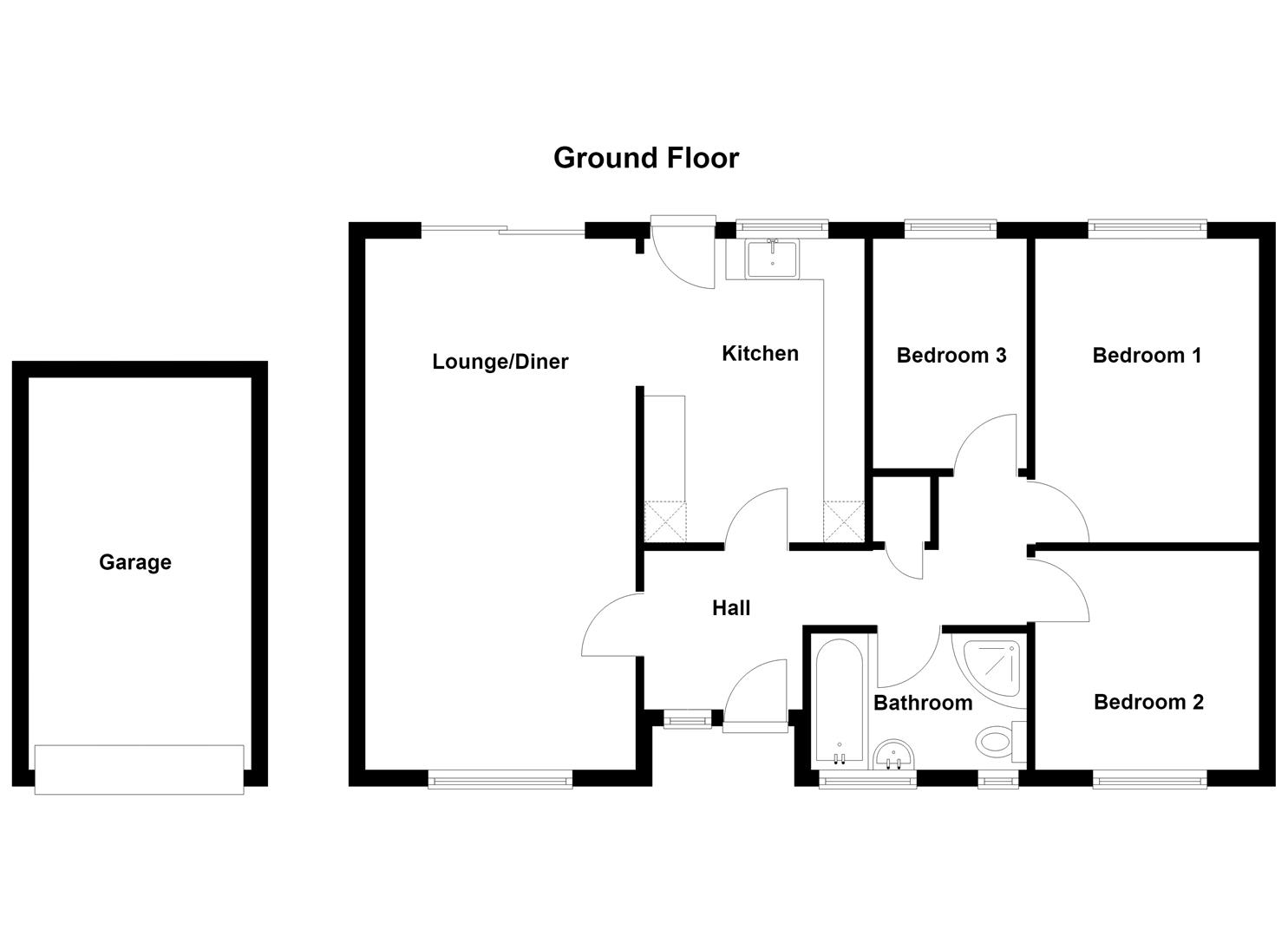 35, Downs View Road, Bembridge floorplan