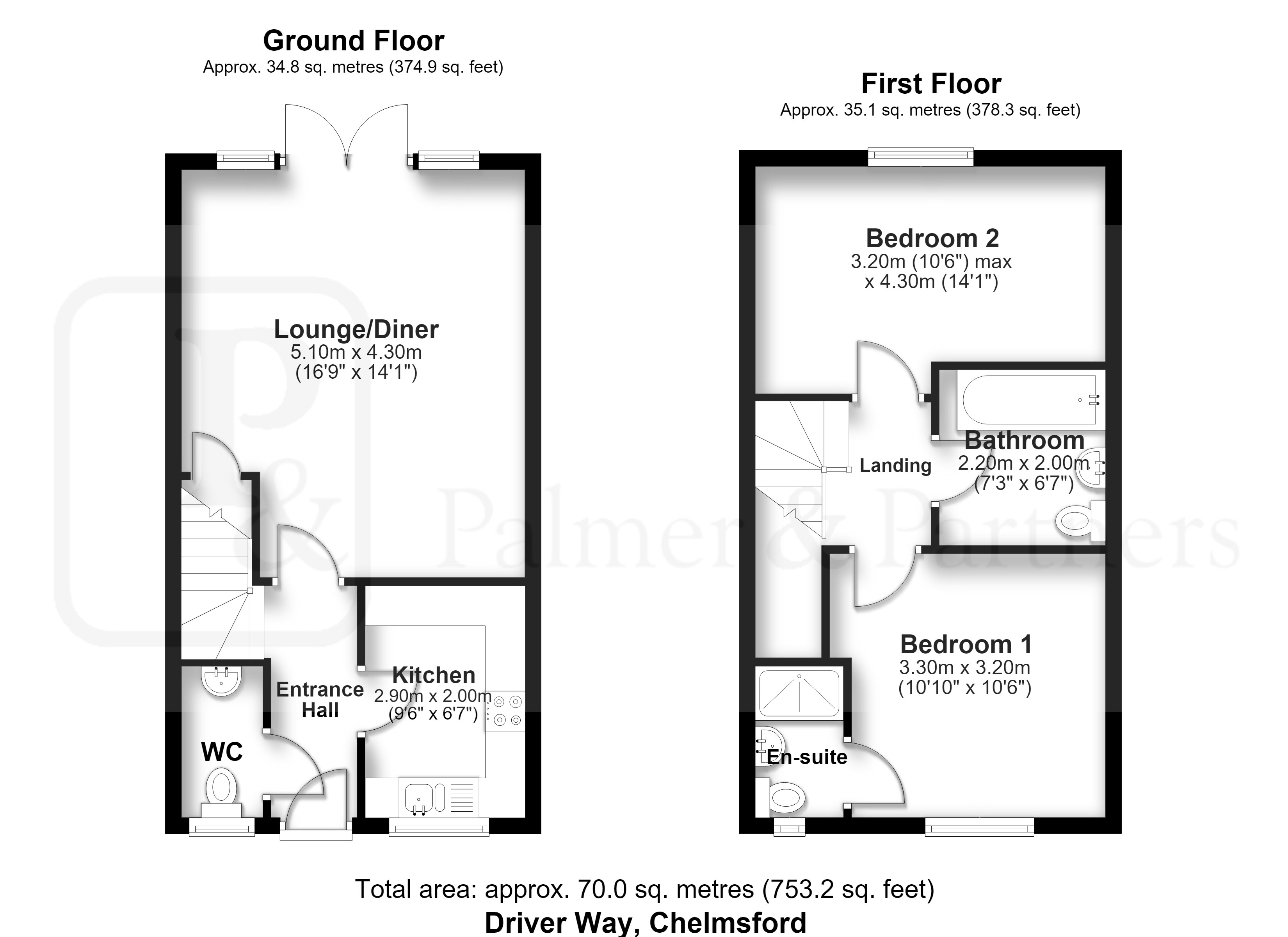 23, Driver Way, Essex floorplan
