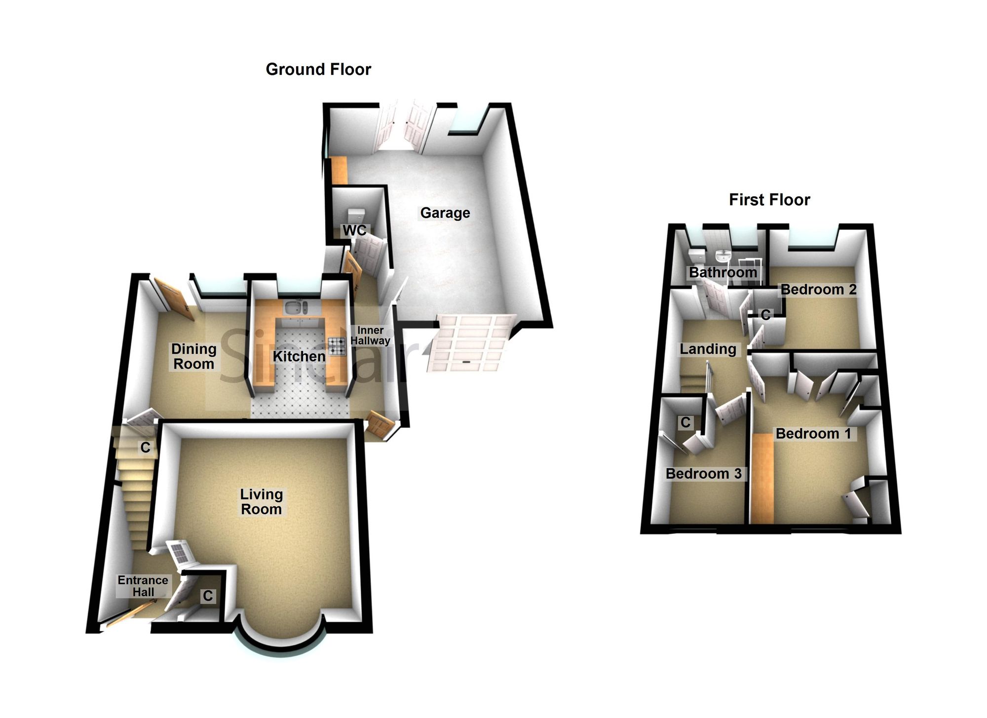 20 Belvoir Way, Loughborough floorplan