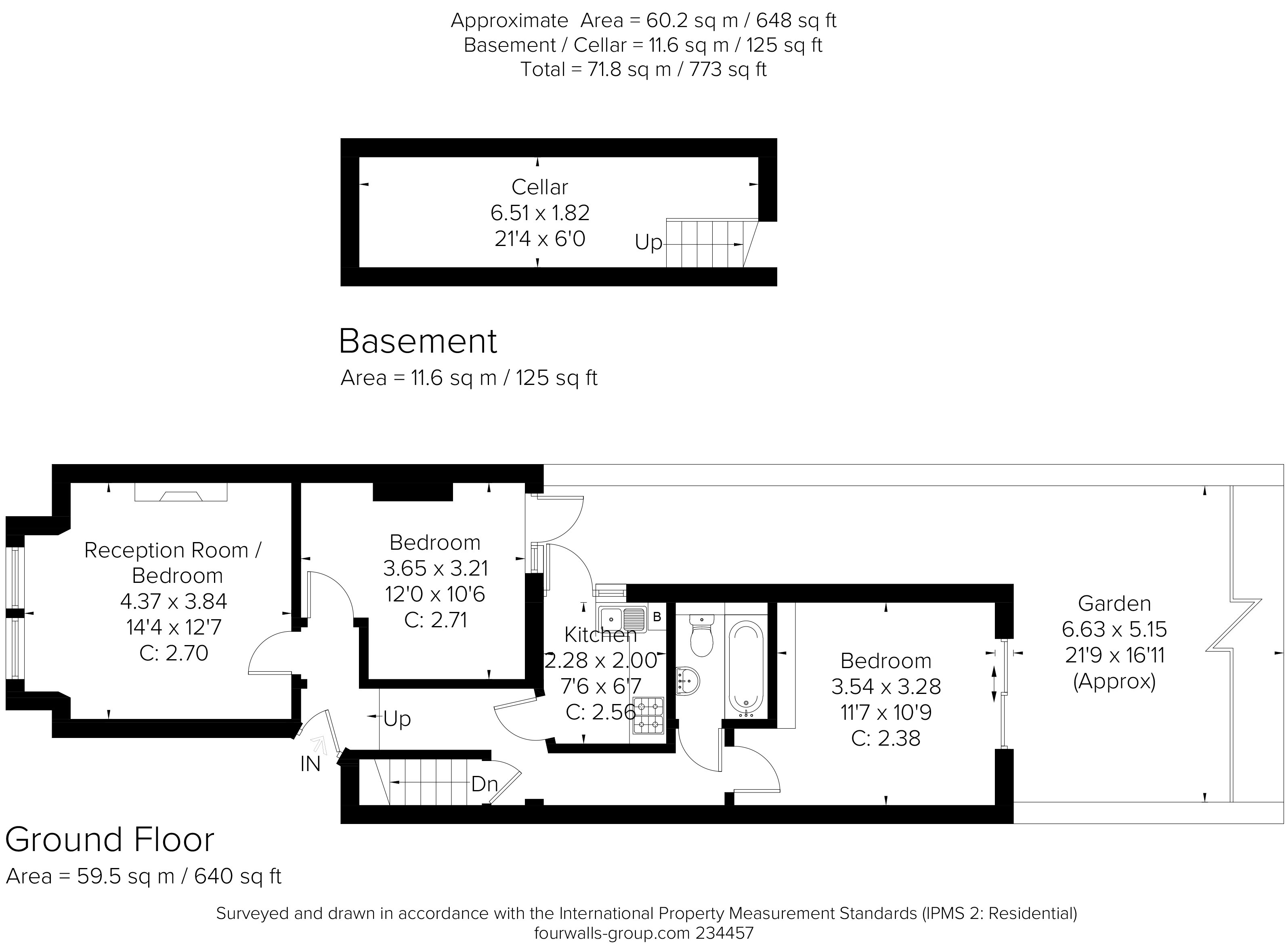 2 Bedrooms Flat to rent in Munster Road, Fulham SW6