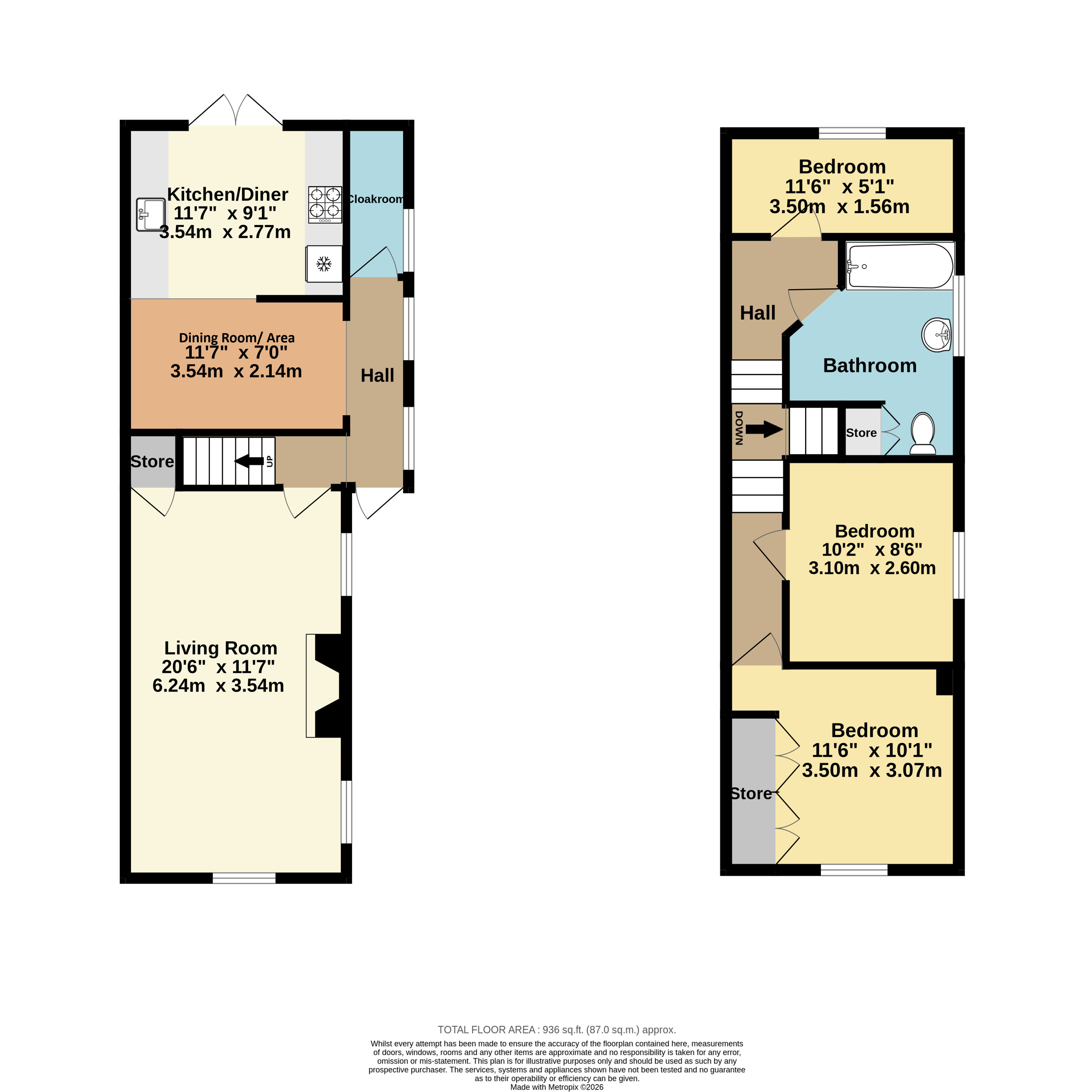 Gresham Cottage, 1, Gas Lane, Faversham floorplan