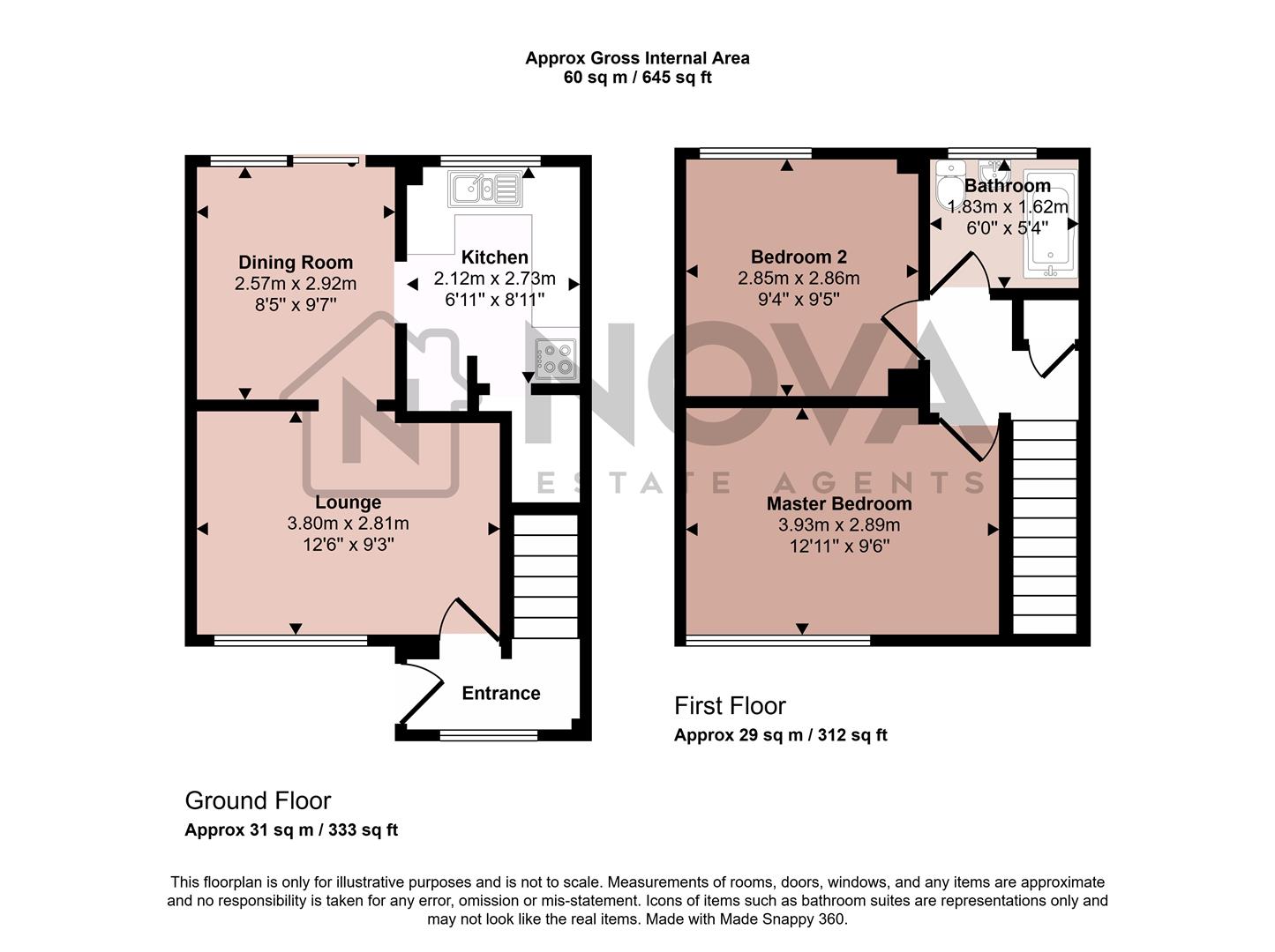 15, Leaside, Dunstable floorplan