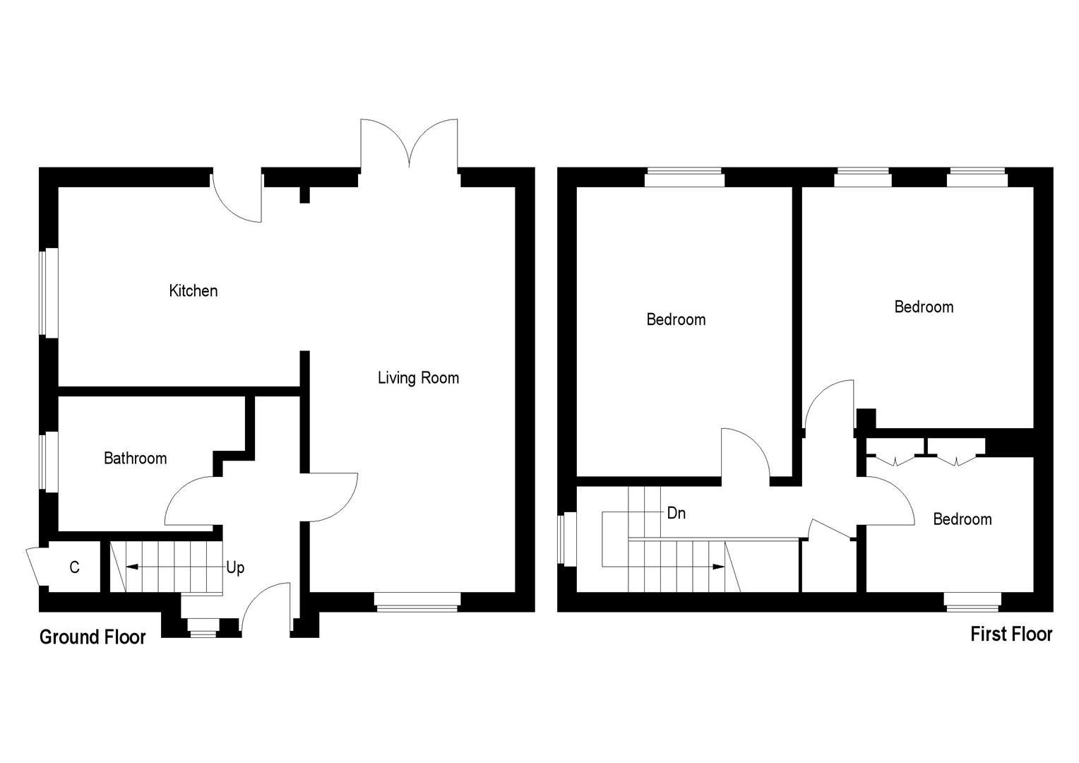 Langside Avenue, Kennoway, Leven KY8, 3 bedroom end terrace house for
