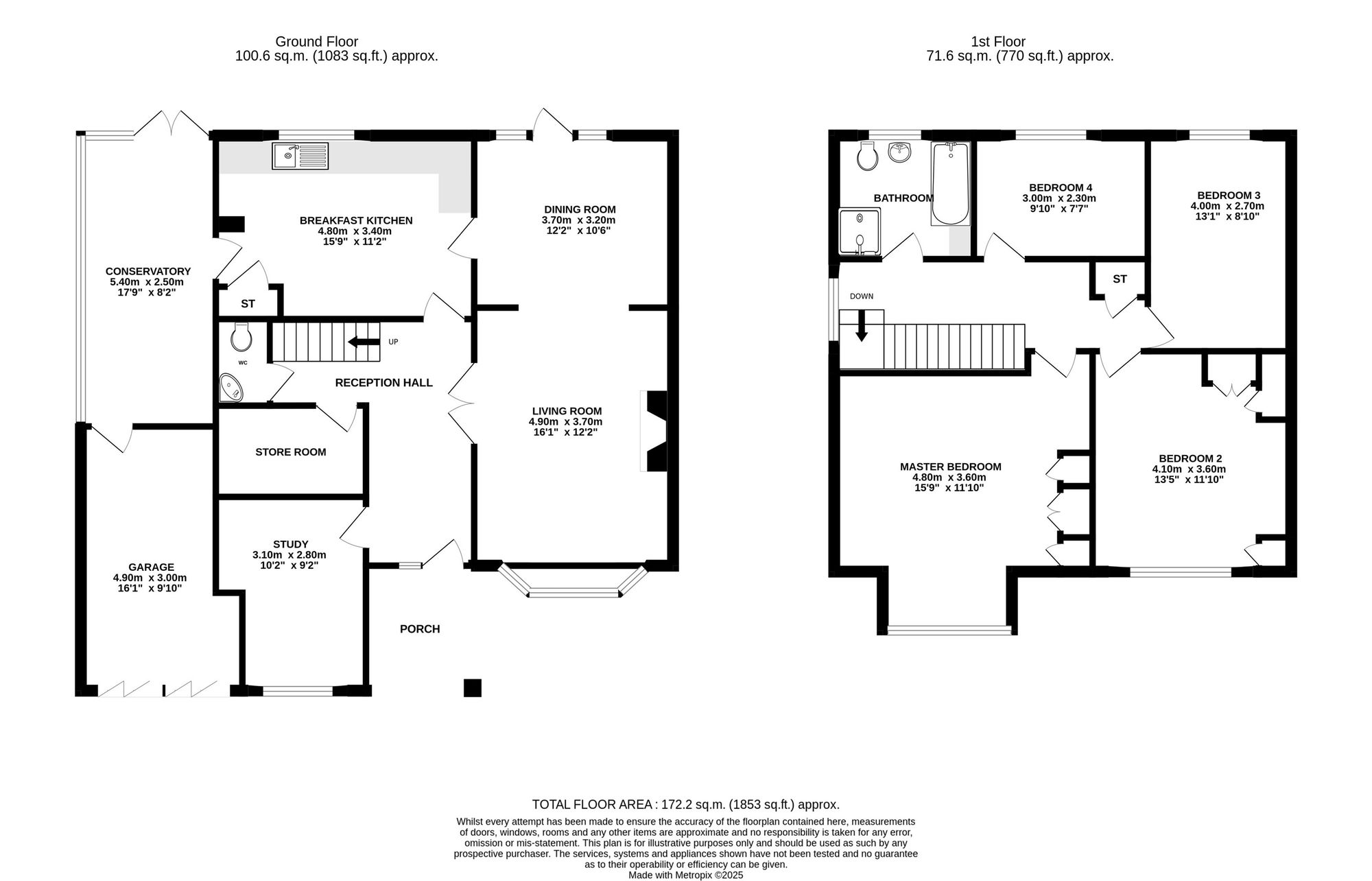 18 Moors Lane, Winsford floorplan