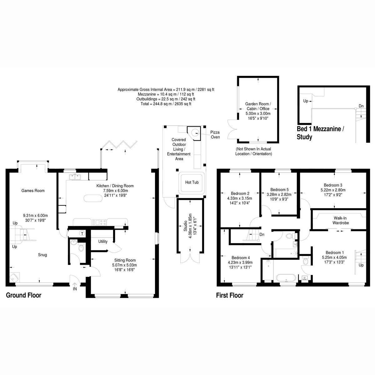11, Oaklands Close, Verwood floorplan