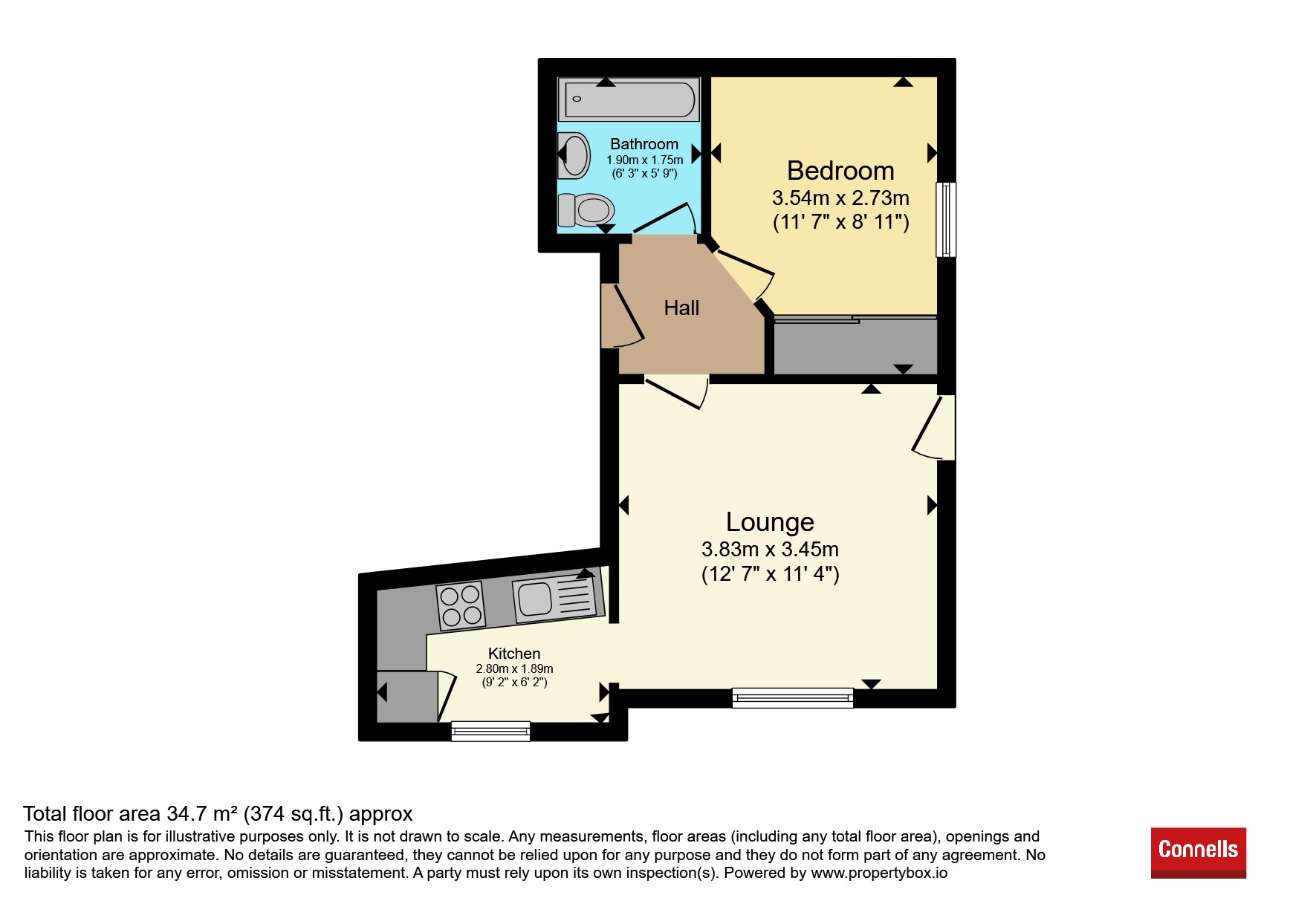 5 Brook Court, 192, Alcester Road, STRATFORD-UPON-AVON floorplan
