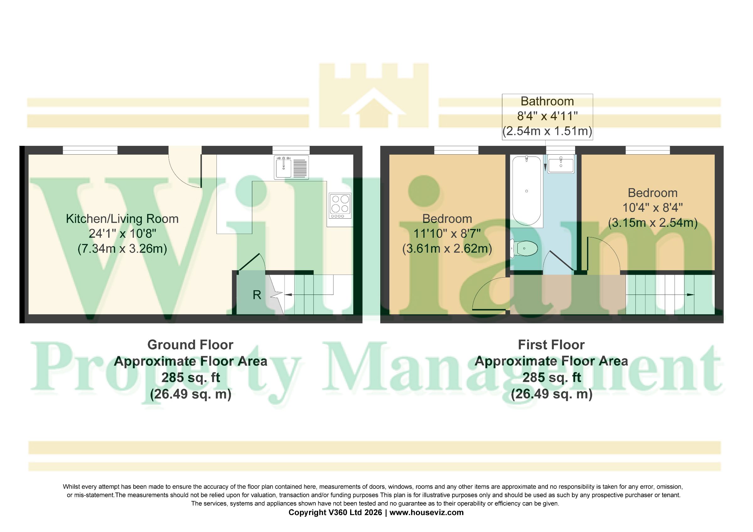 1 Vine Cottages, Faversham floorplan