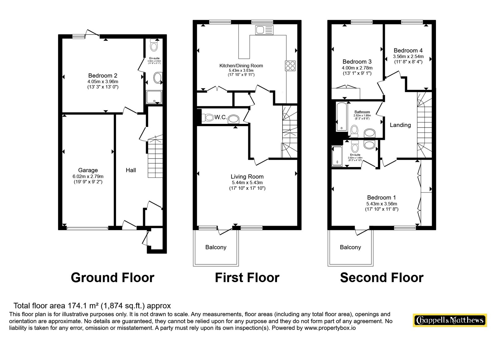 6, Chapter Walk, Bristol floorplan